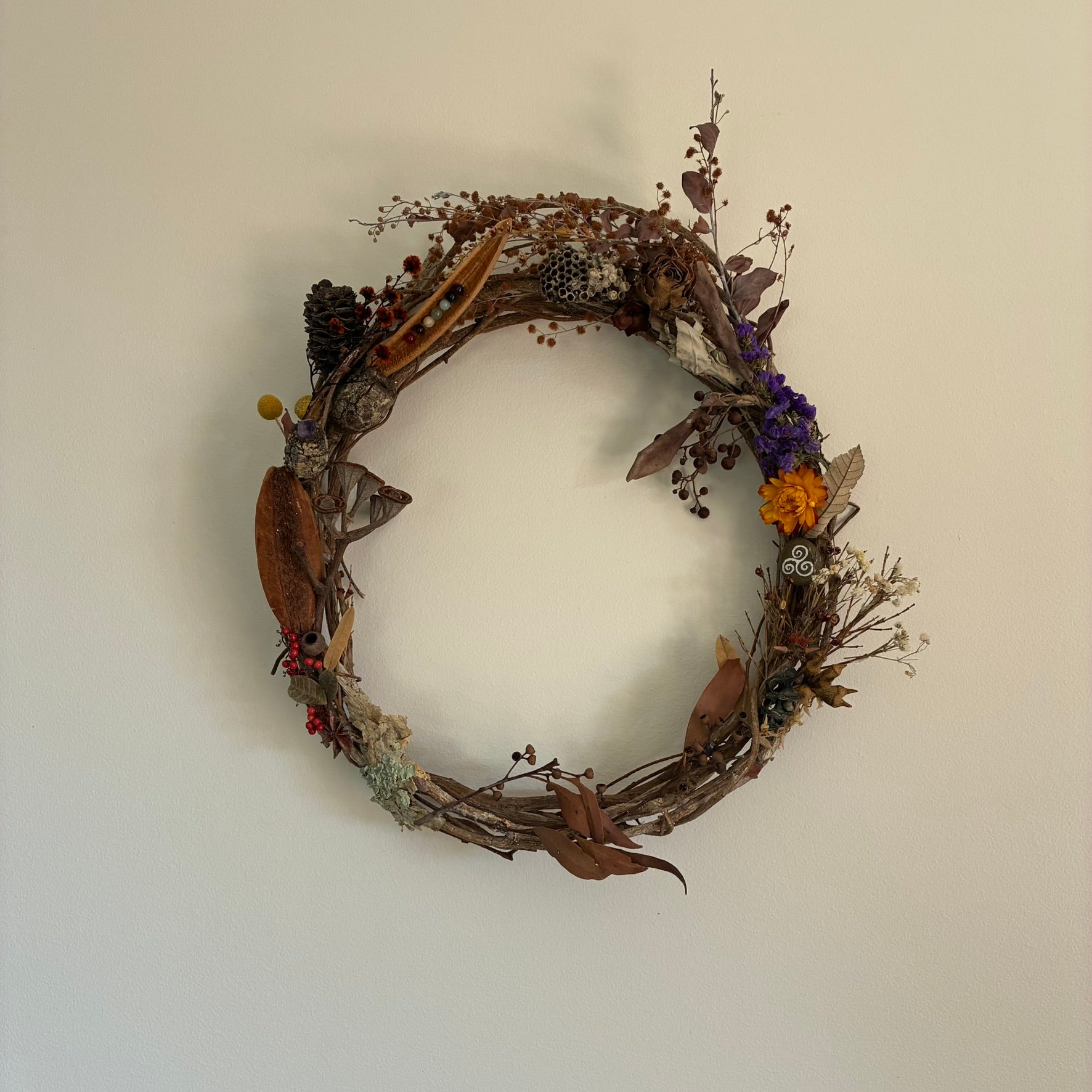 Wreath ~ Mother Nature Wreath (Measures 41cm x 50cm)
