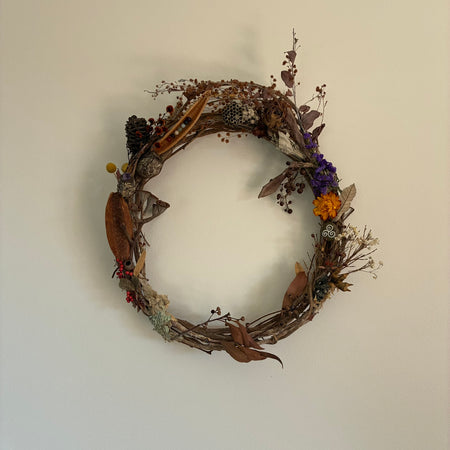 Wreath ~ Mother Nature Wreath (Measures 41cm x 50cm)
