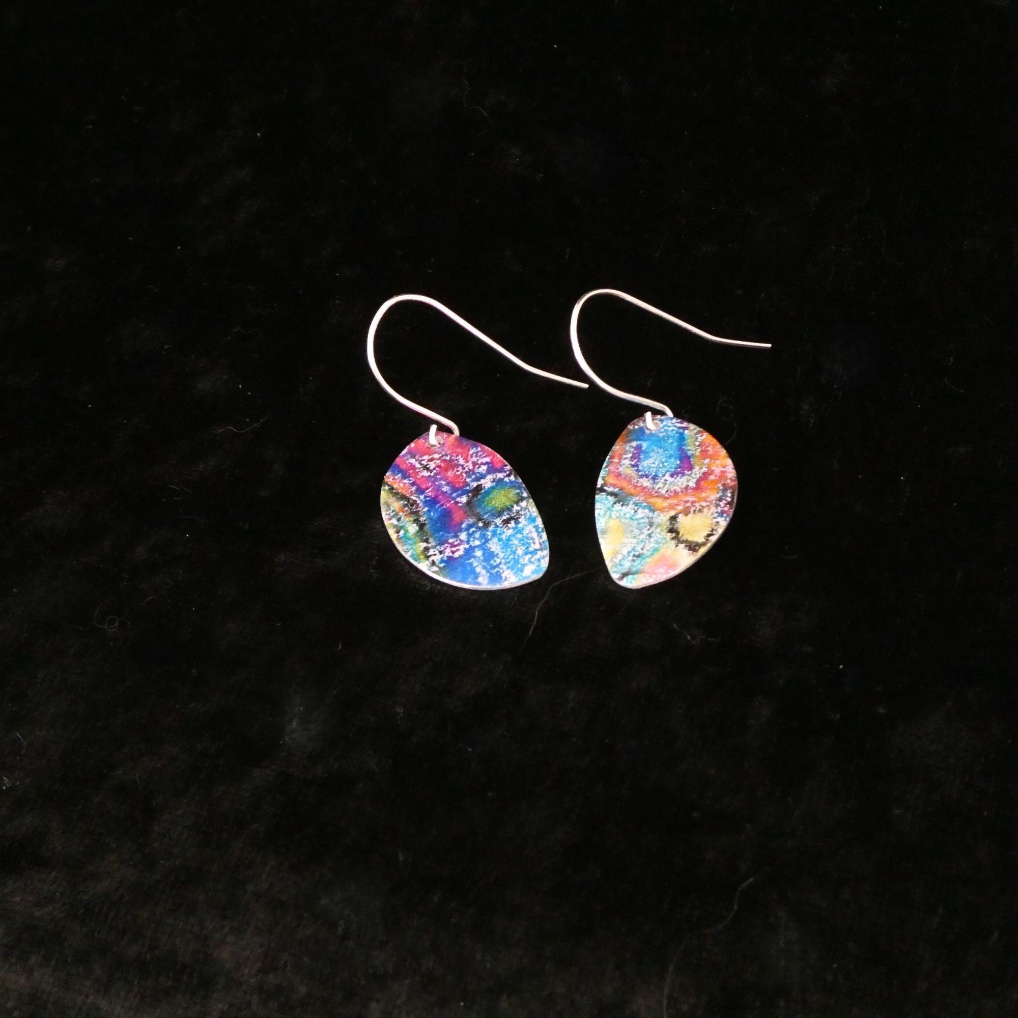 Anodised aluminium earrings Crayon Crush Collection