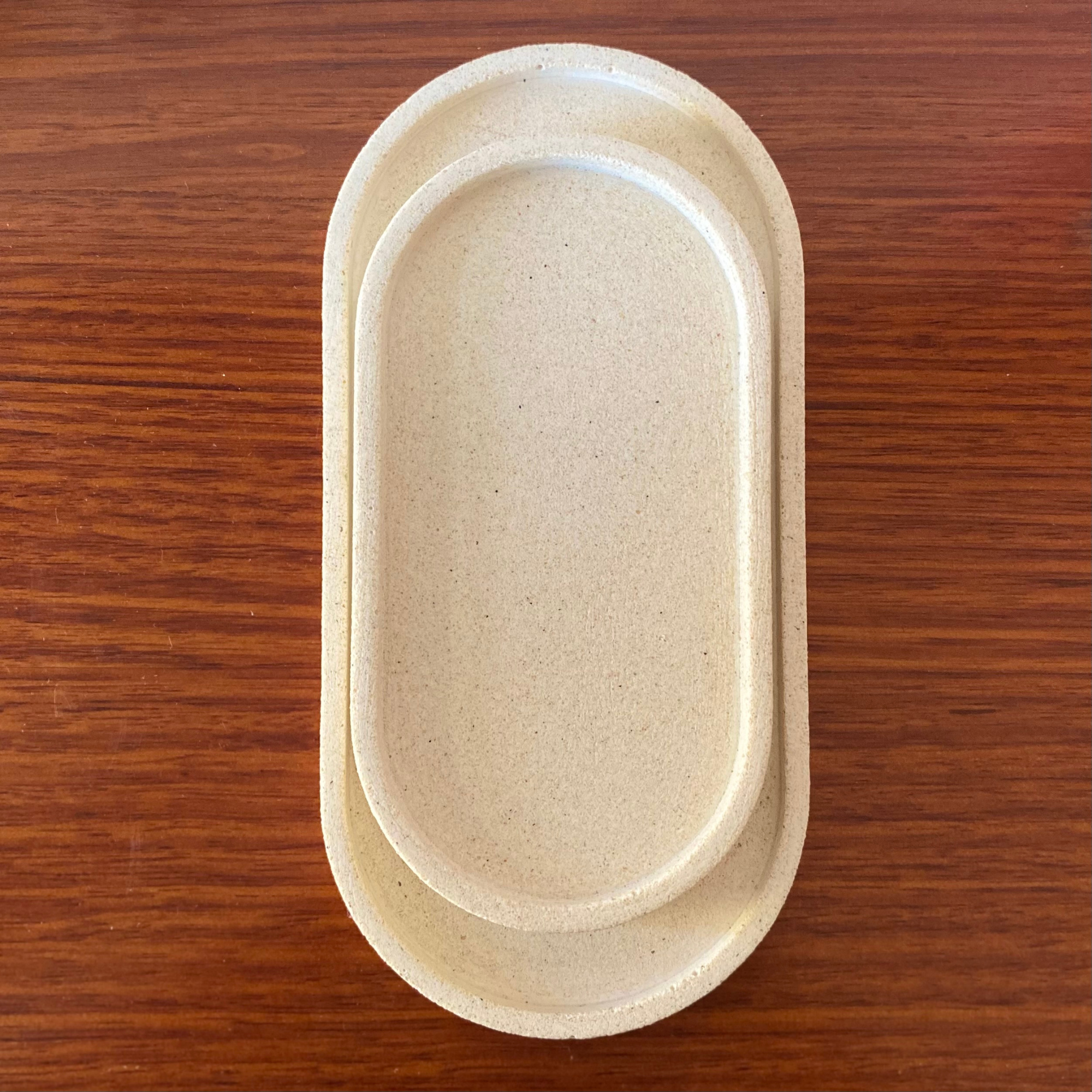 Oval trays - Small and Large | Textured home decor