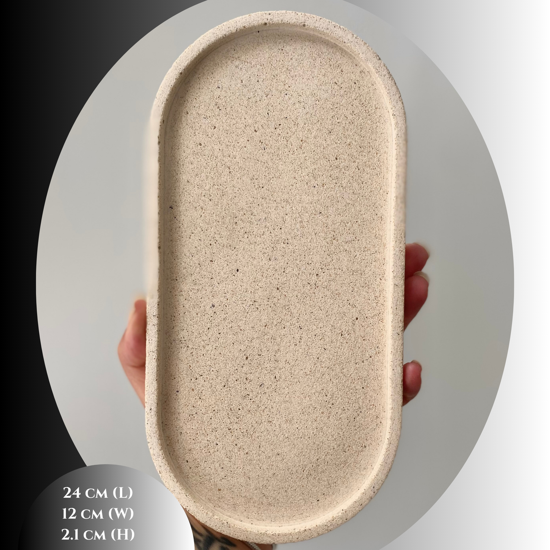 Oval trays - Small and Large | Textured home decor