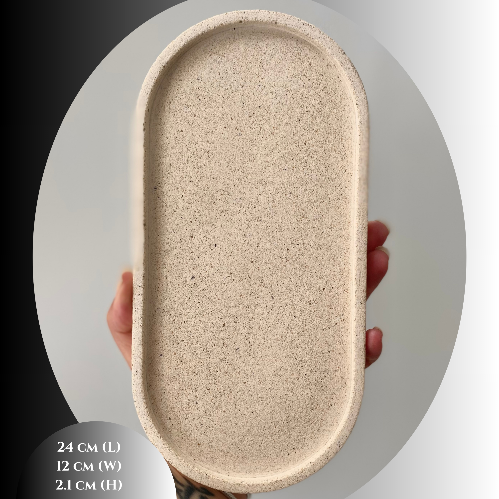 Oval trays - Small and Large | Textured home decor