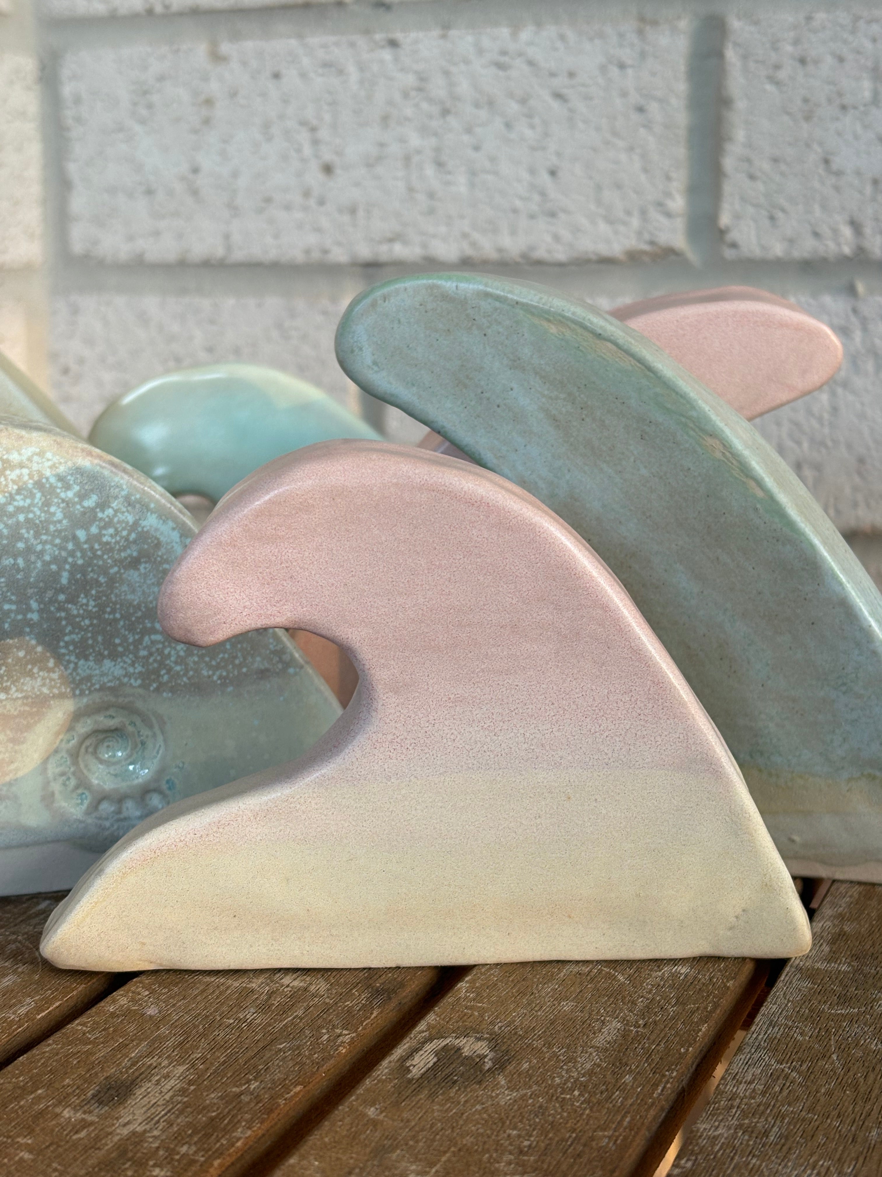 Ceramic Ocean Beach Wave - Sunset