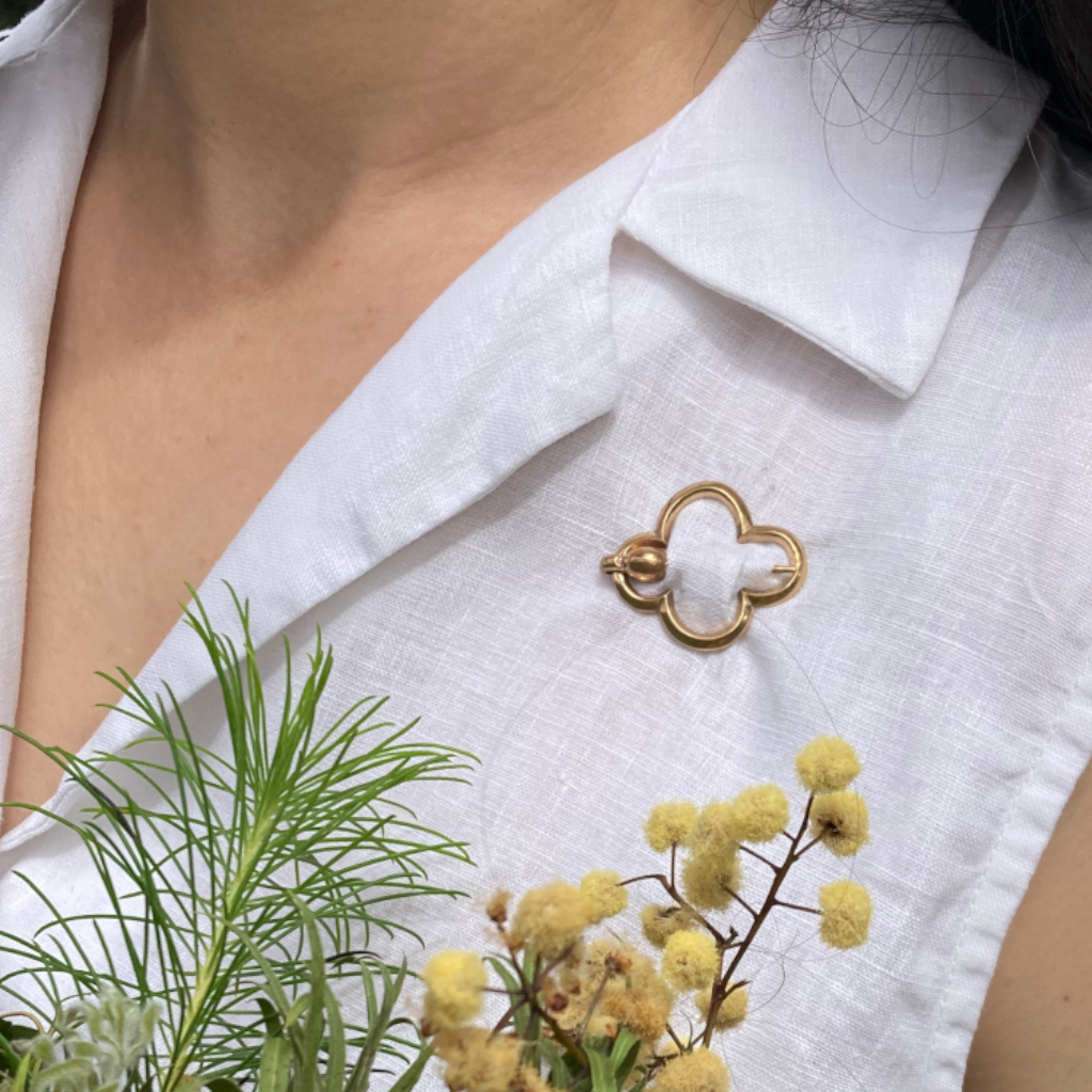 Quatrefoil Brooch