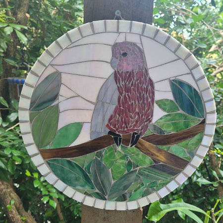 Gorgeous Stained Glass Mosaic Galah