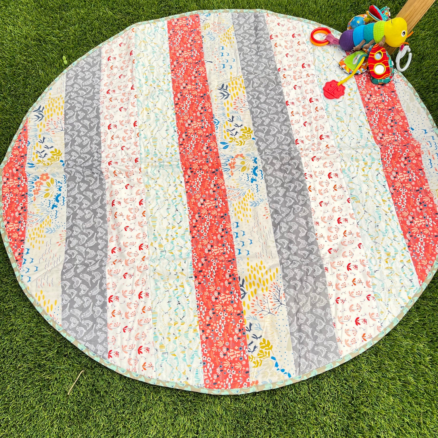 Organic Baby Play Mat | Reversible & Soft Tummy Time Mat Unique