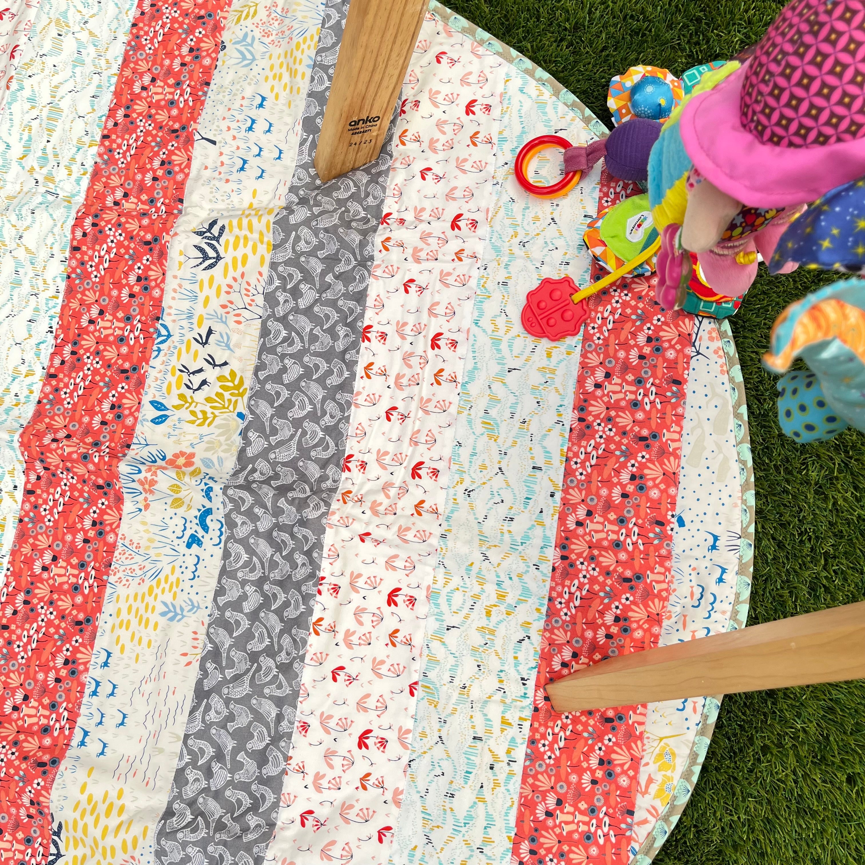 Organic Baby Play Mat | Reversible & Soft Tummy Time Mat Unique