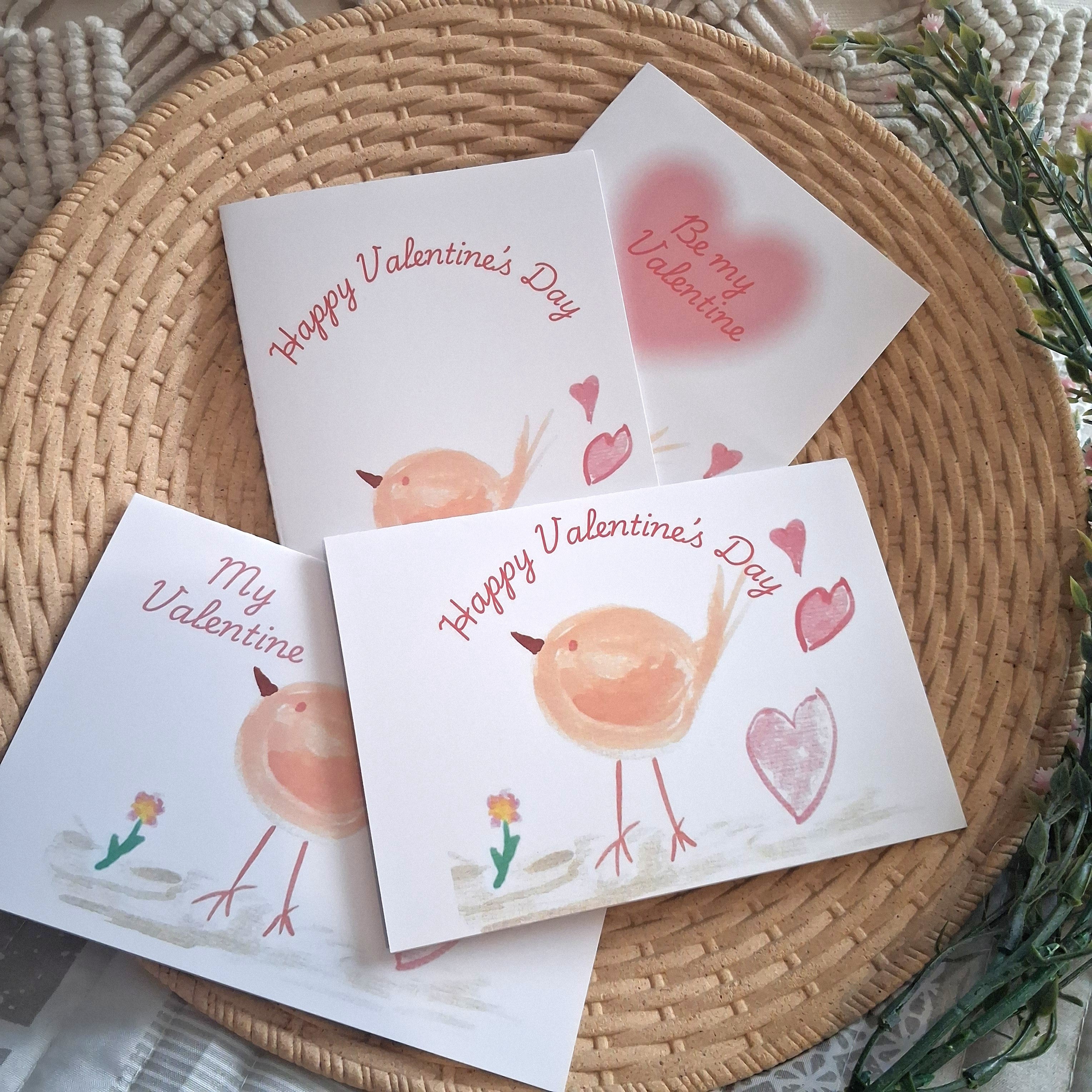 Valentines Day Card Prints | Handpainted Design
