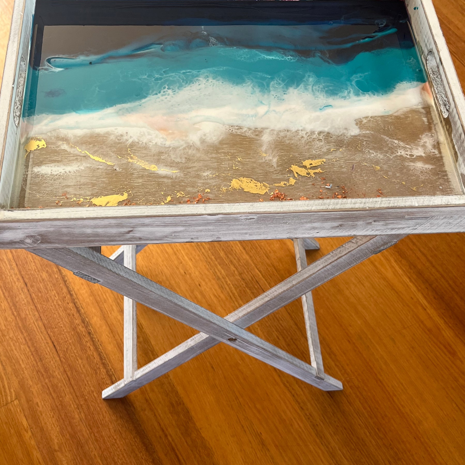 Ocean Serving tray | tray table | Side table | dining room decor
