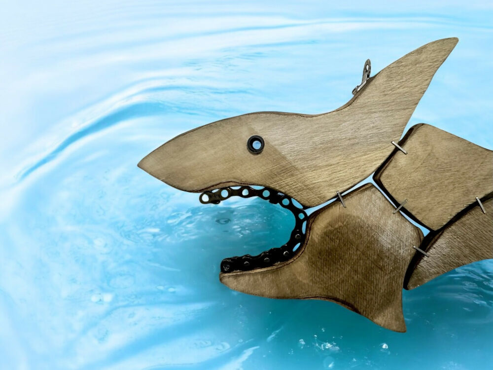 Shannon - Steampunk Shark Wall Art