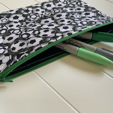 Soccer pencil case