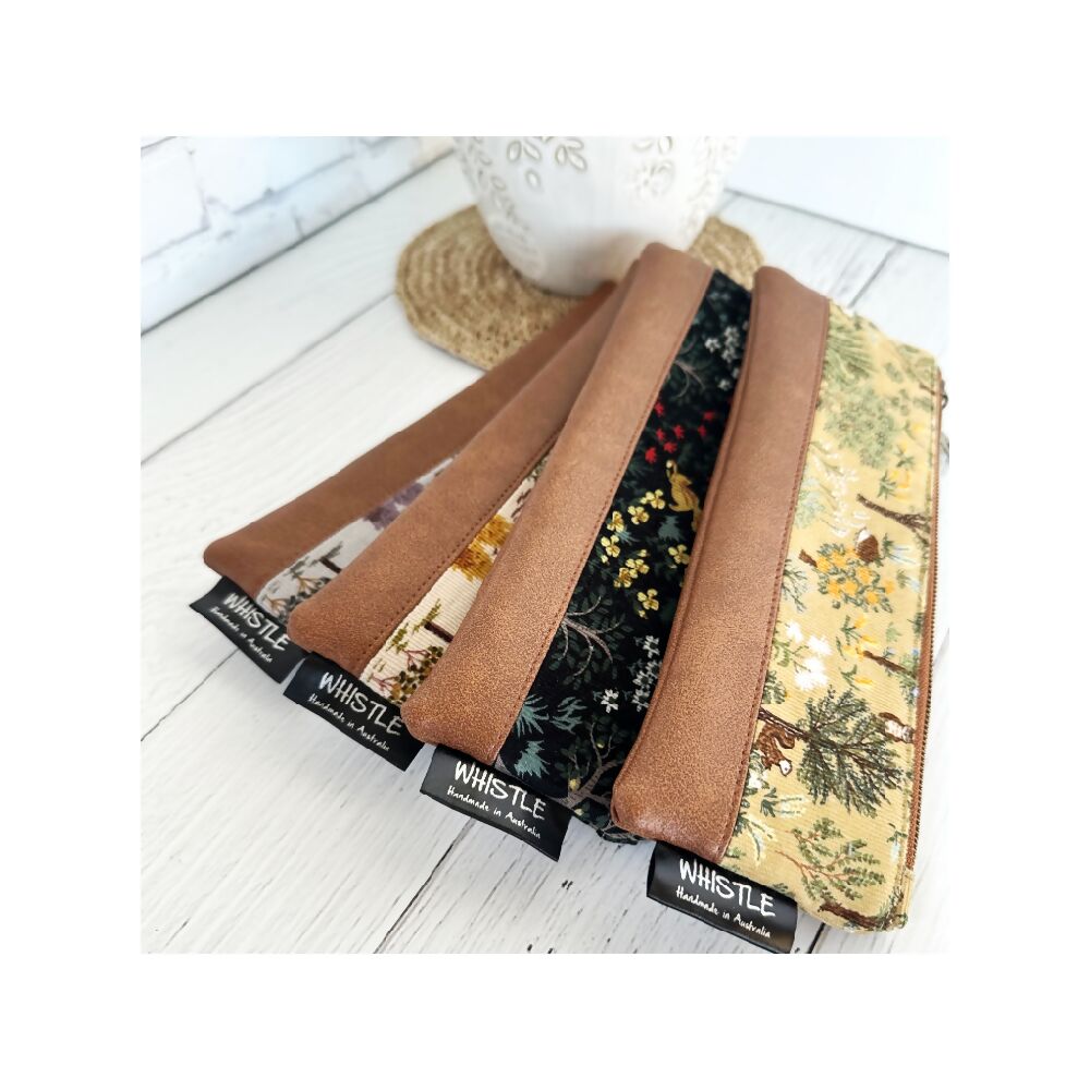 Pencil Case - Woodland Scene - Black