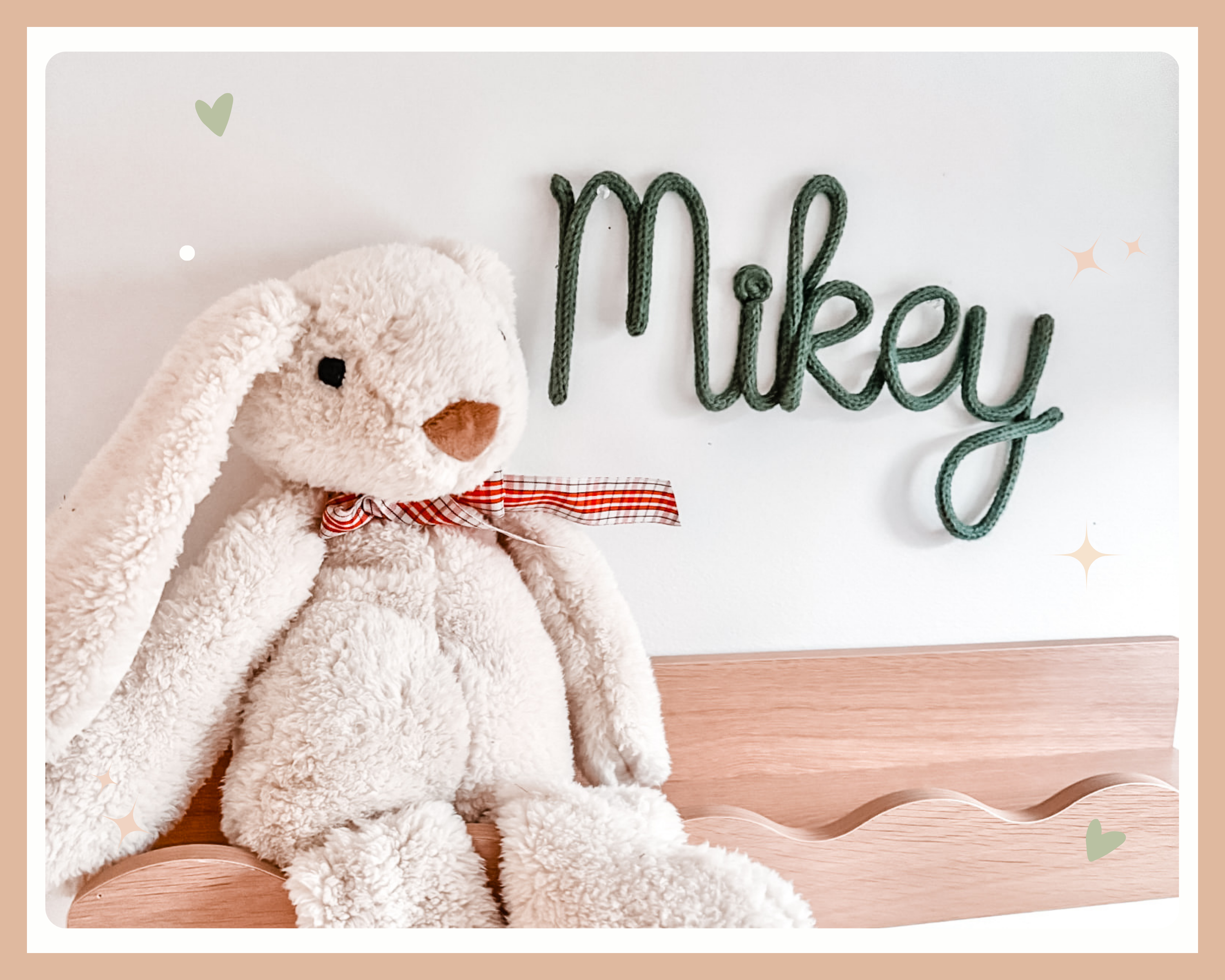 Knitted Name Sign Customisable