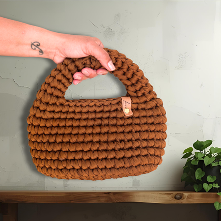 Mini Bag - Chunky T-shirt Yarn