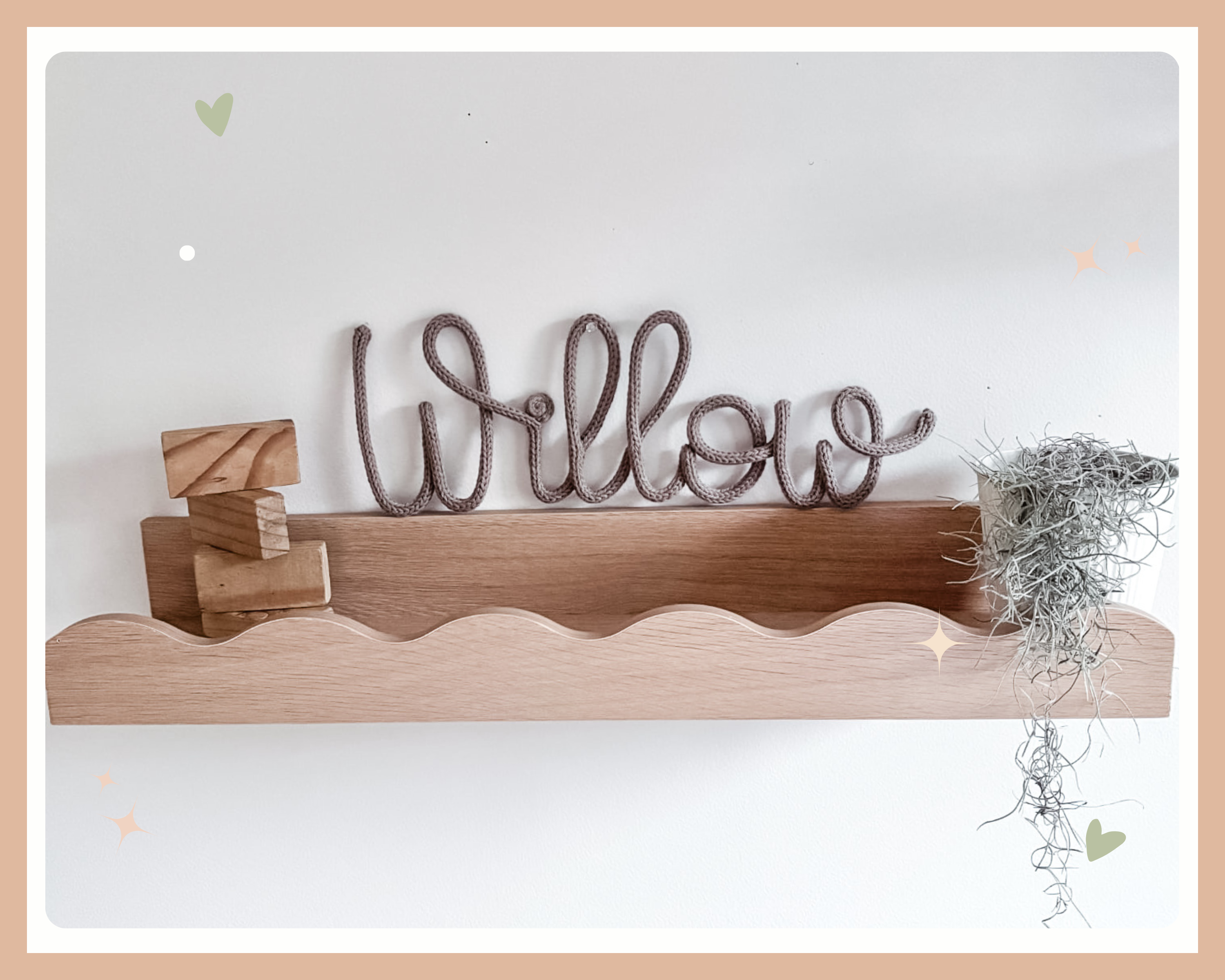 Knitted Name Sign Customisable