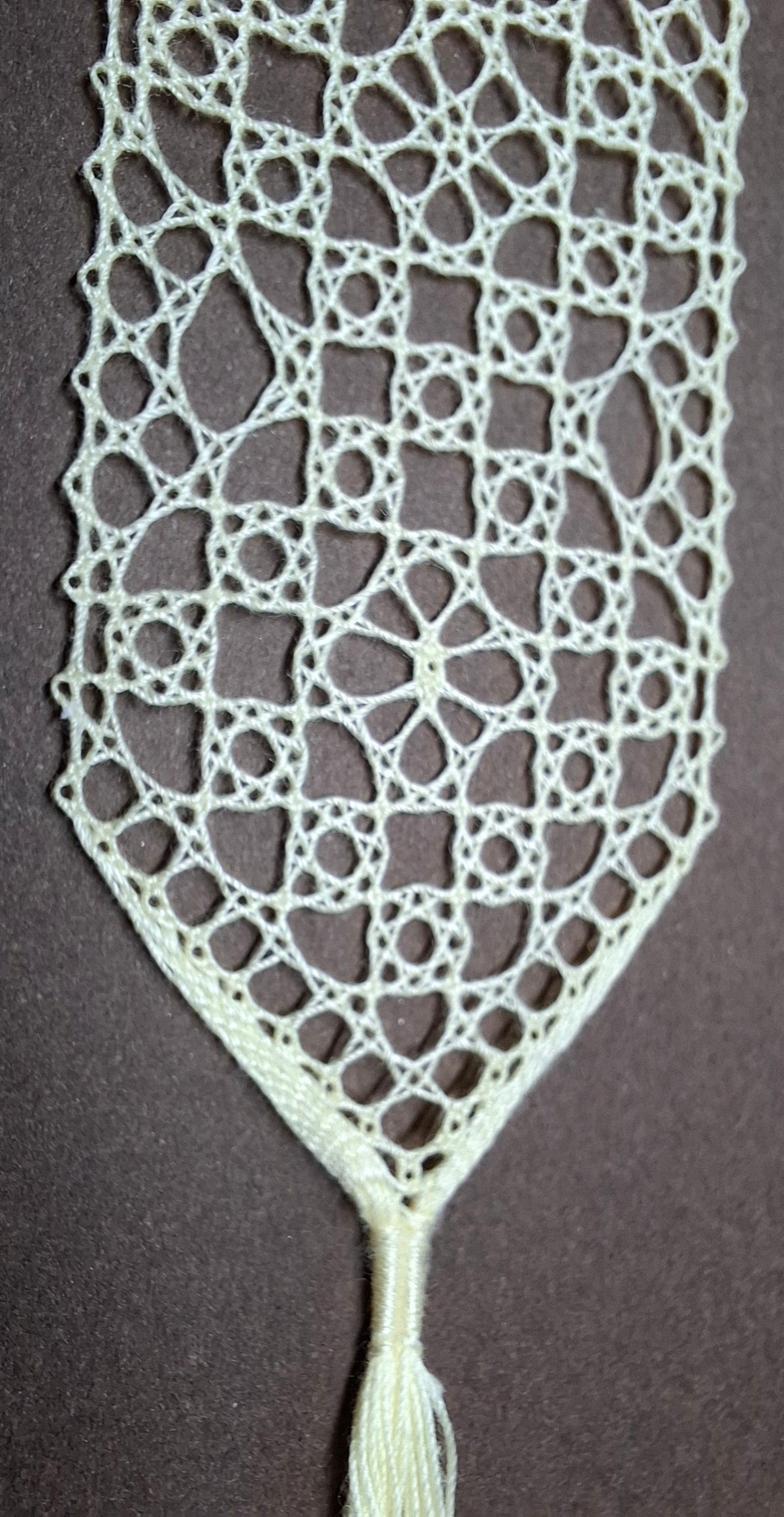 Handmade Lace Bookmark - First Communion, Confirmation & Christening Gift