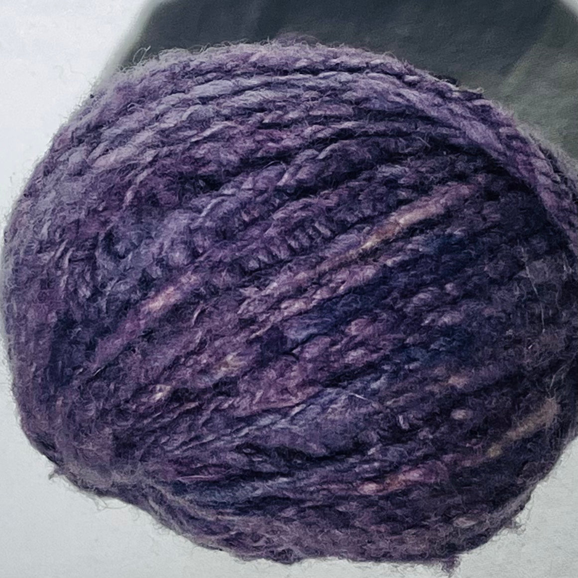 Purple 4-ply 100% wool yarn
