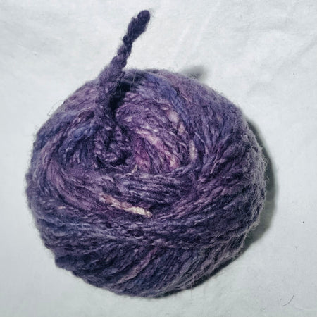 Purple 4-ply 100% wool yarn