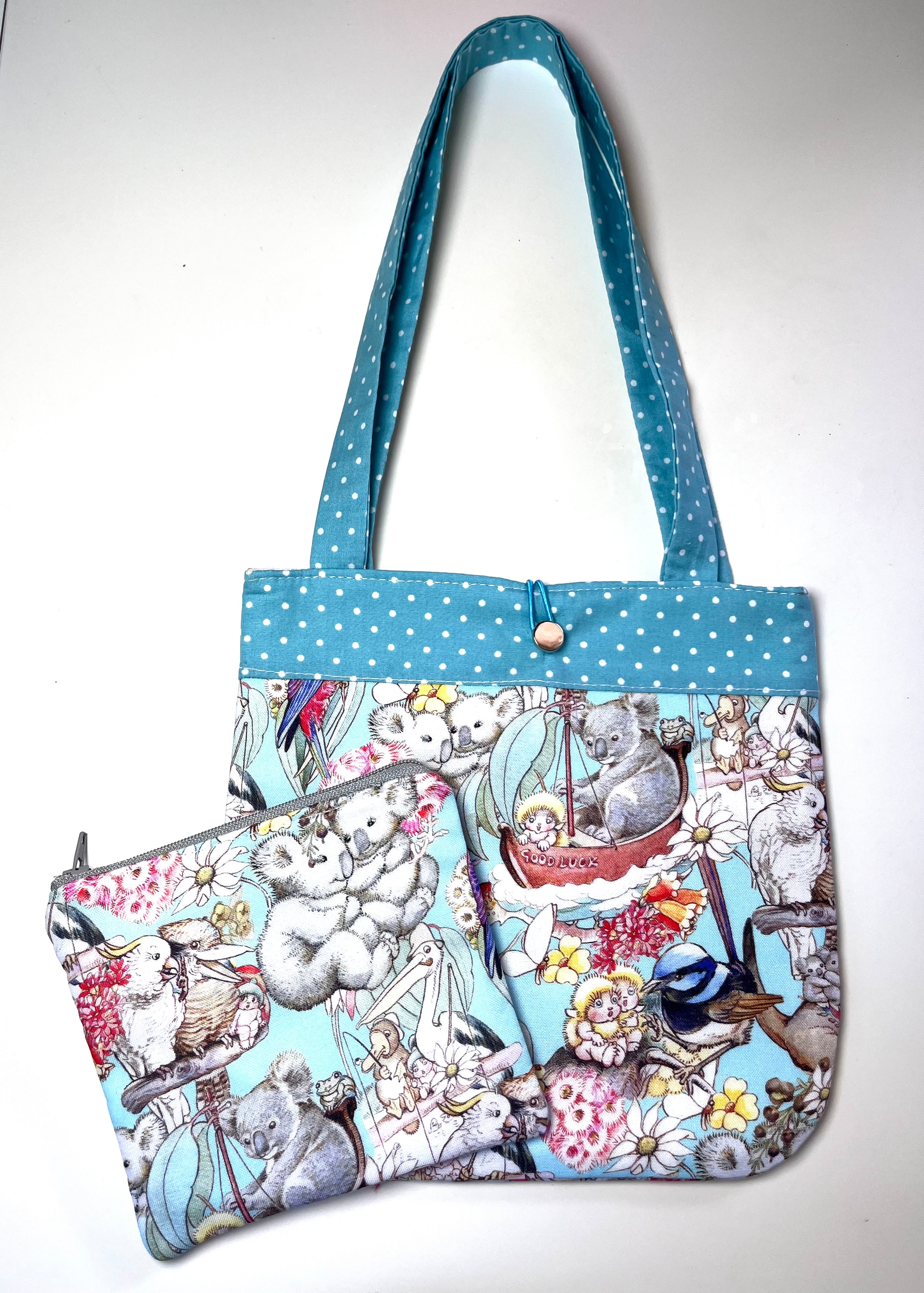 Australian animals handbag and purse