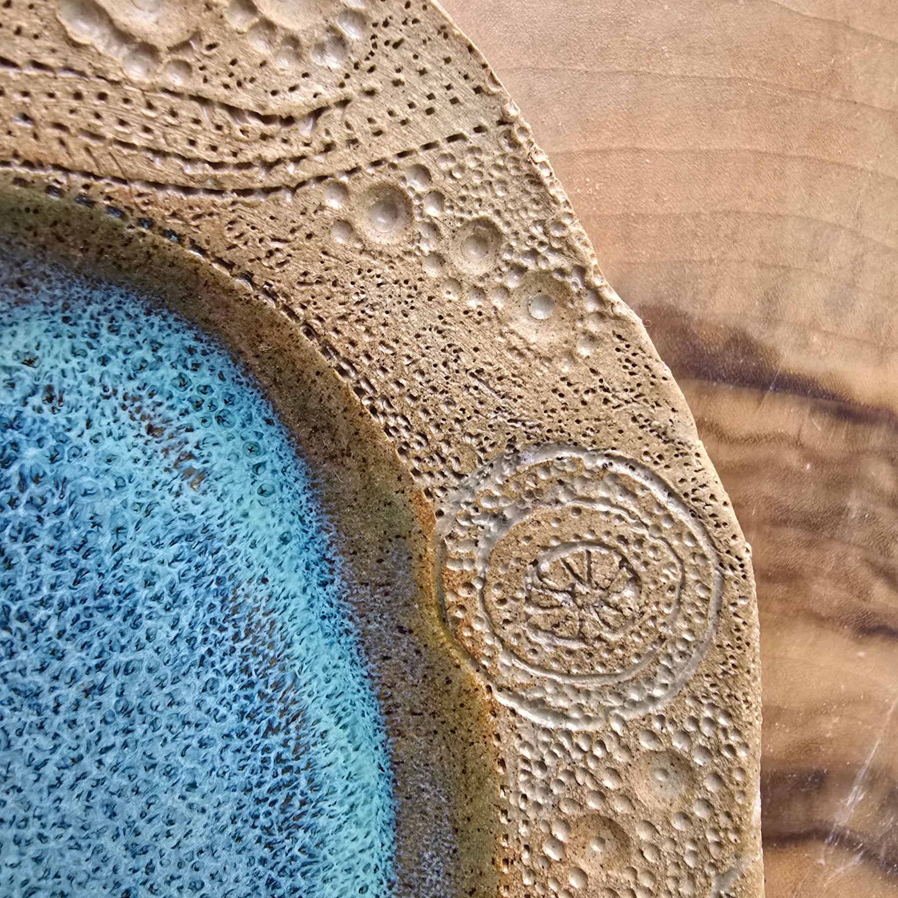 Small carved plate