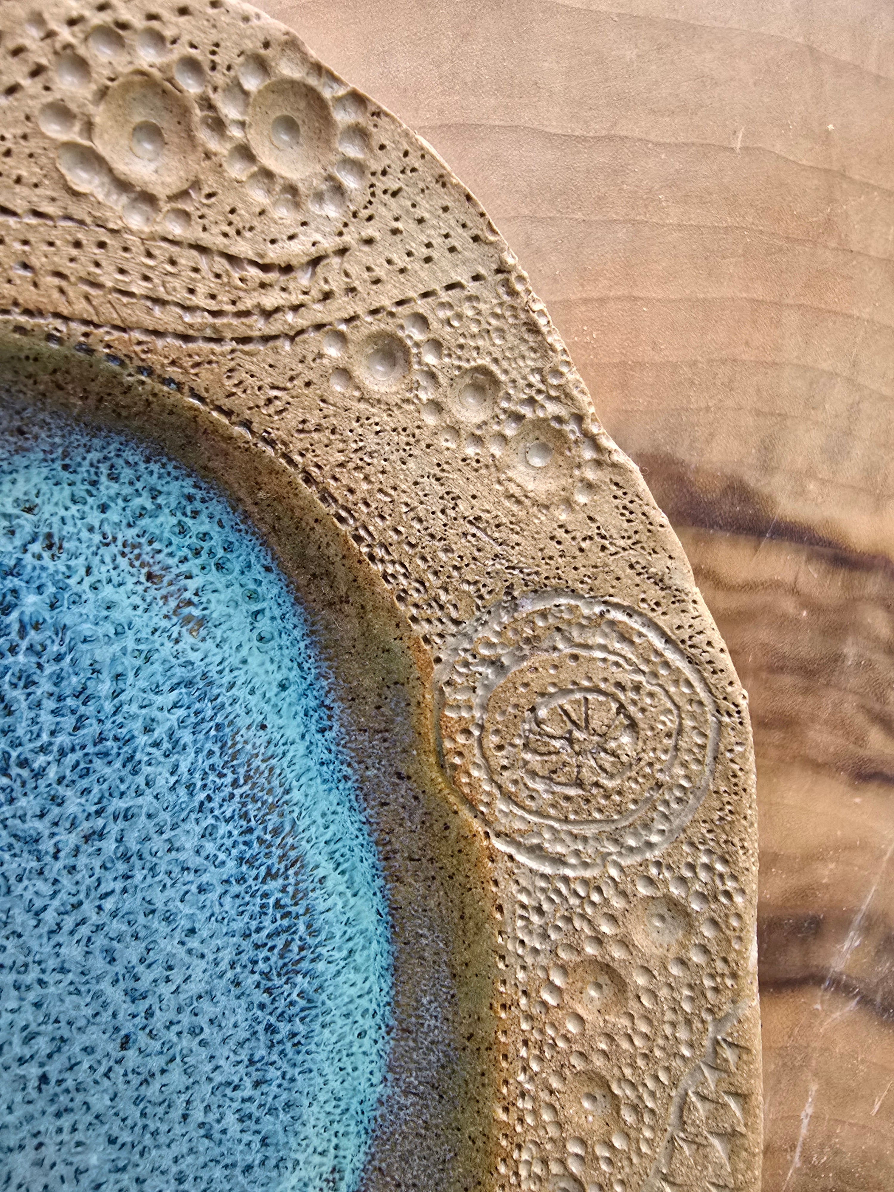 Small carved plate