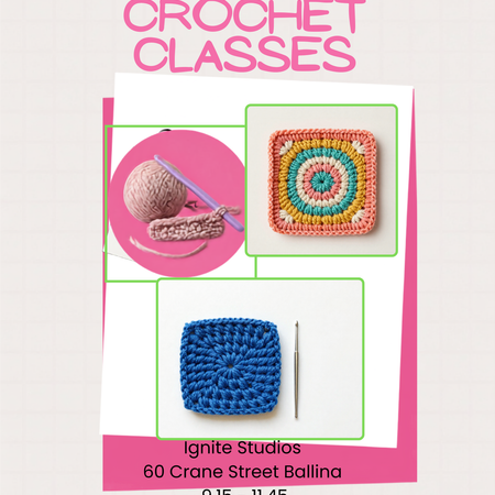 Learn to Crochet beginner class For Children  - 8th Oct