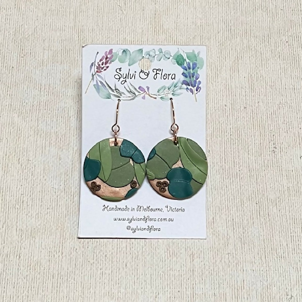 Eucalypts Round Earrings