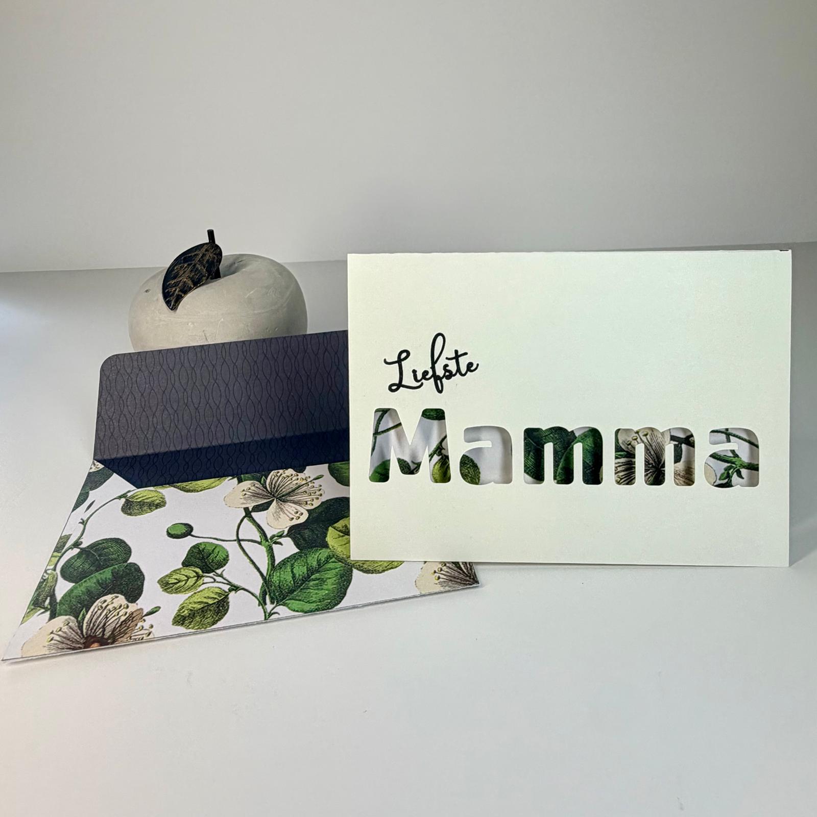 A6 Greeting Card & Envelope | Afrikaans |Liefste Mamma