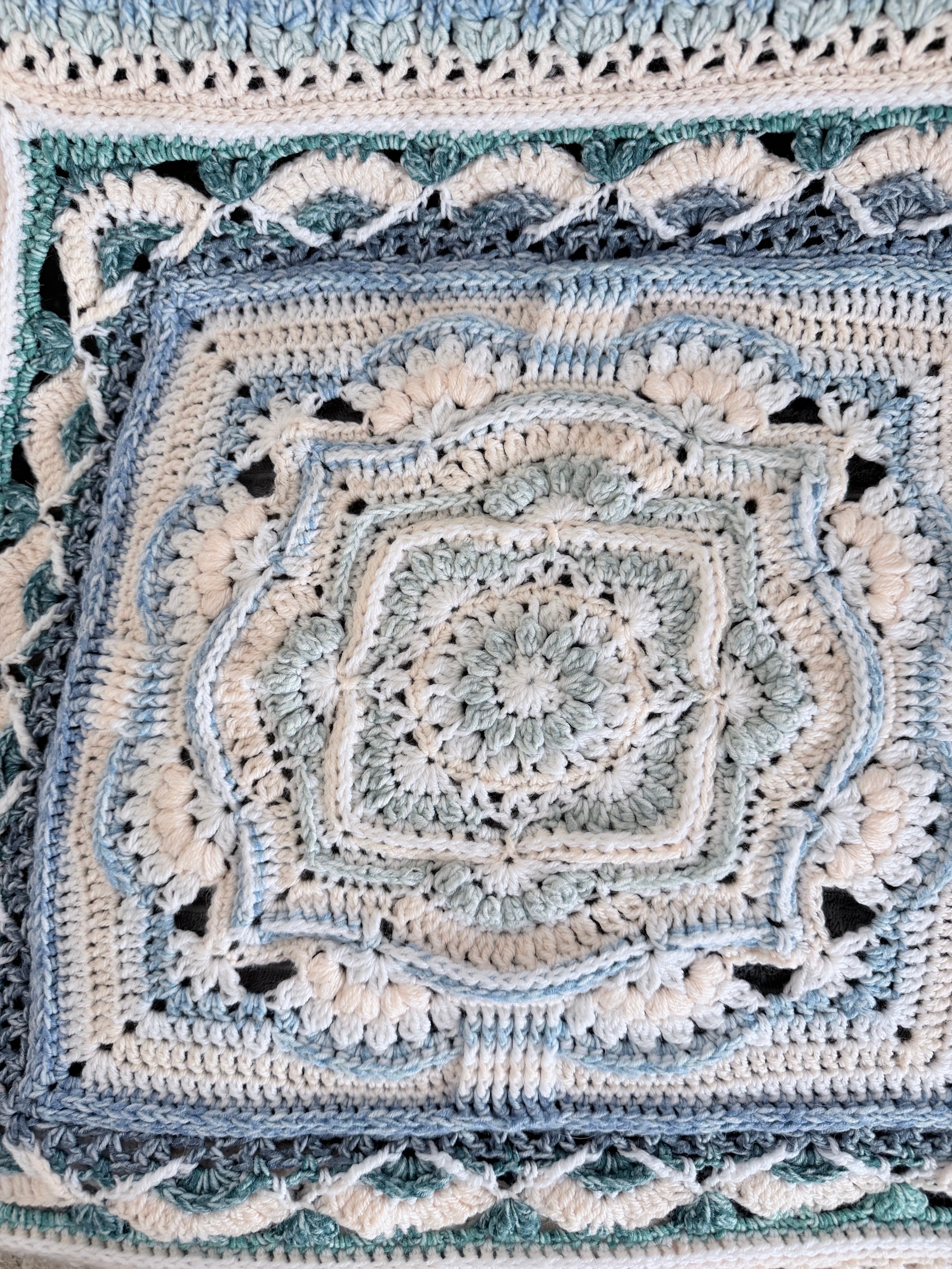 #006 - Pheonix - Large Crocheted Blanket