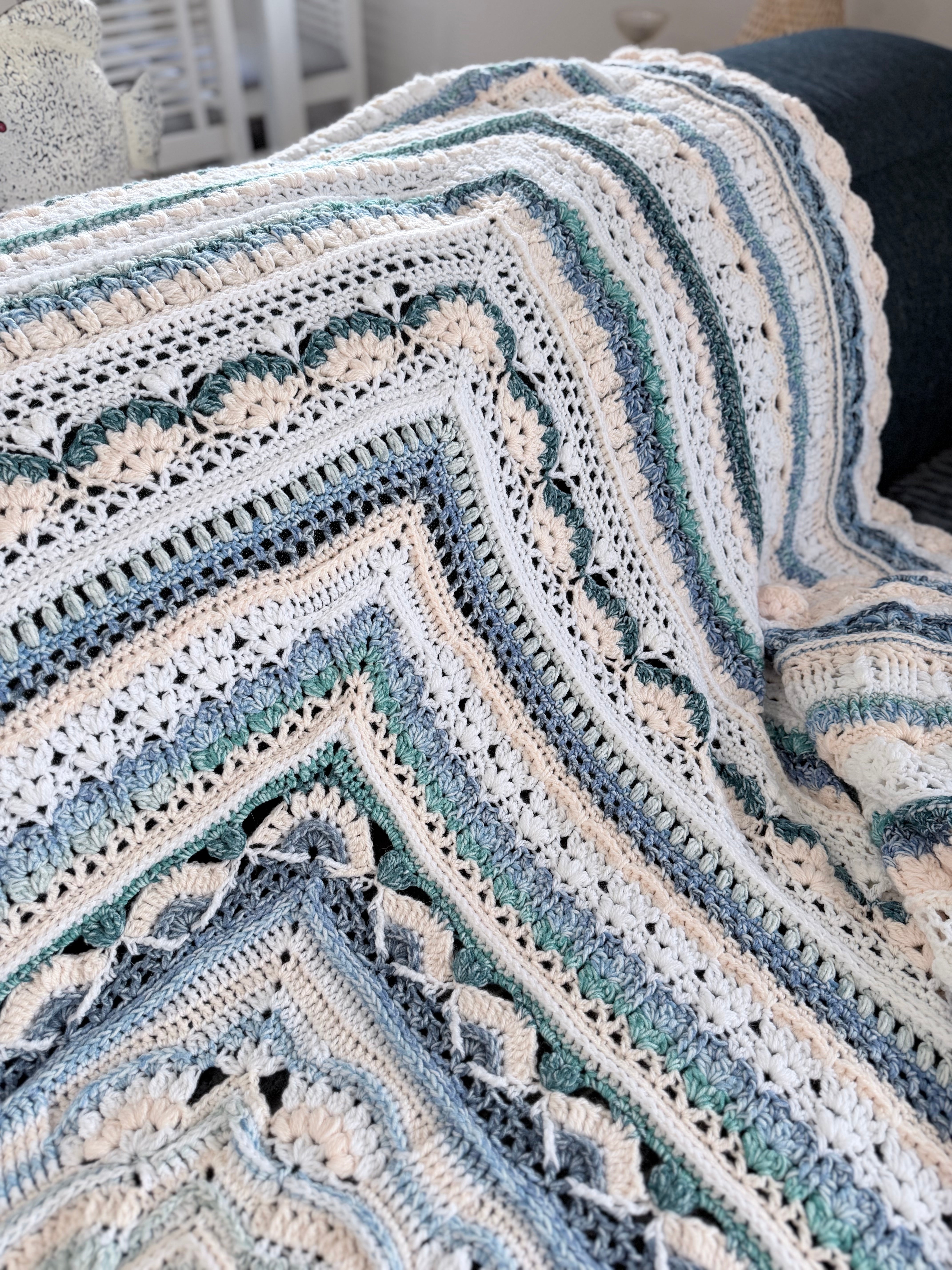 #006 - Pheonix - Large Crocheted Blanket