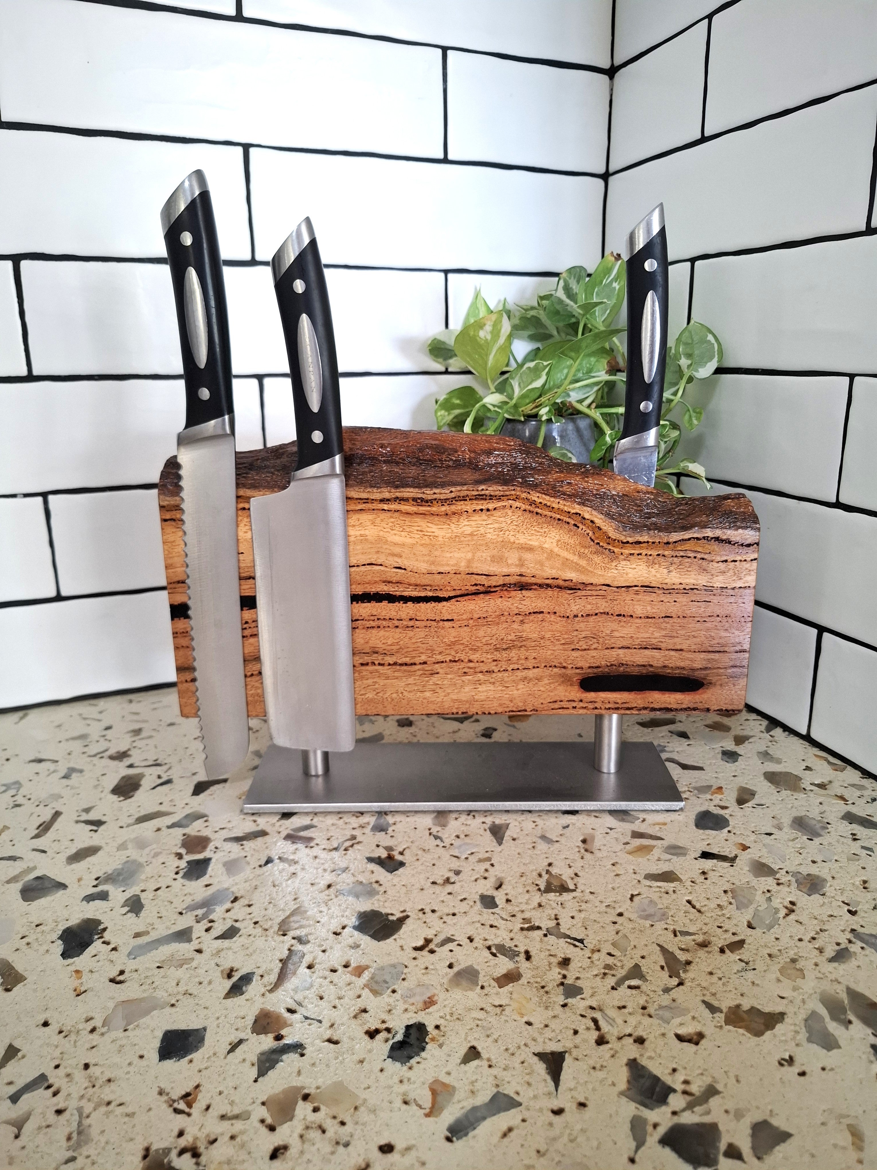 Handmade Australain Magnetic Knife Block