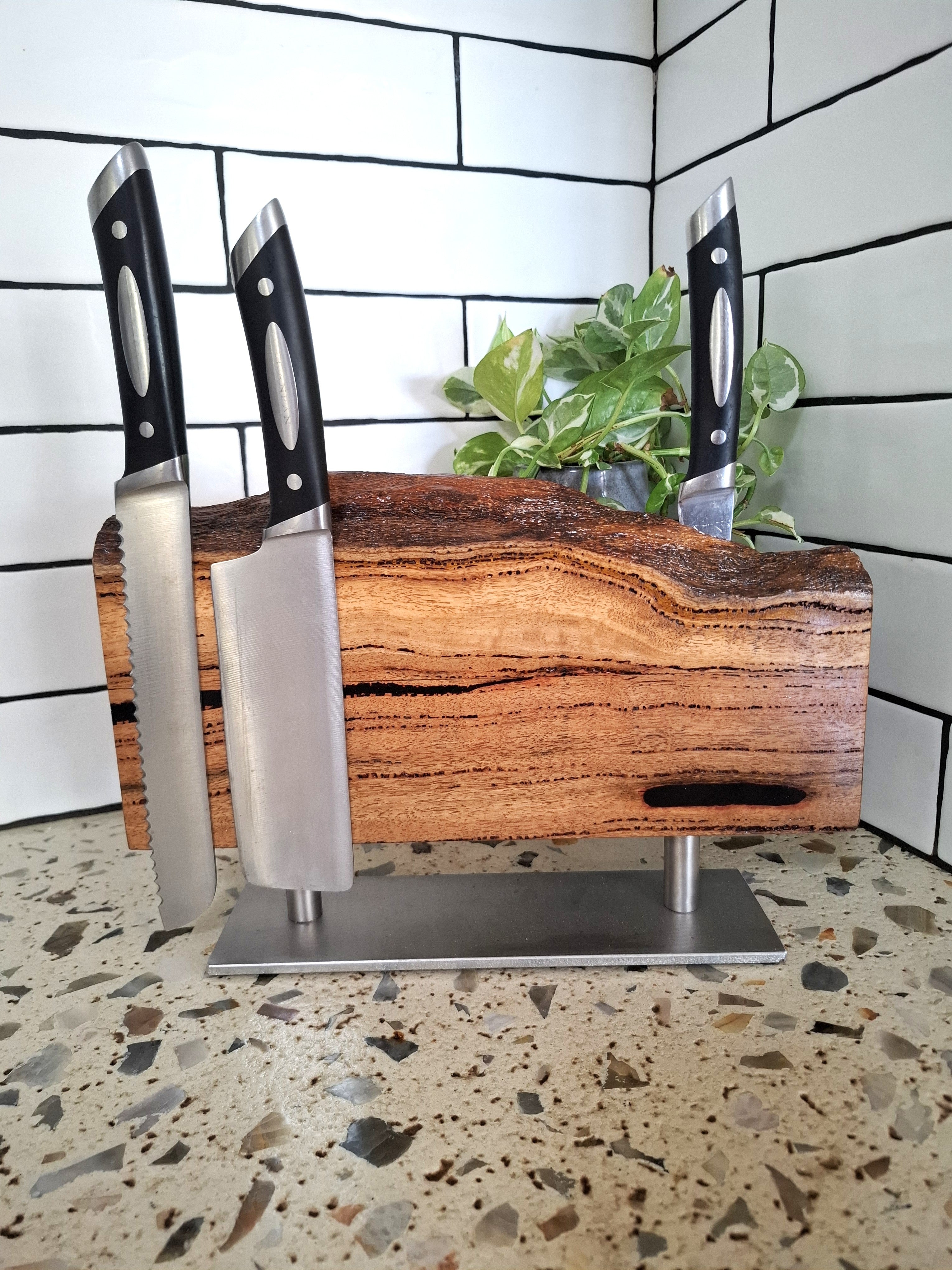 Handmade Australain Magnetic Knife Block