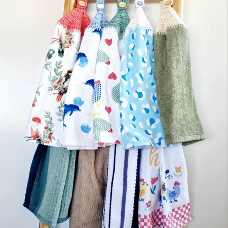 Kitchen Hand Towel | Hanging | SINGLE LAYER - 9 Styles - 1-9