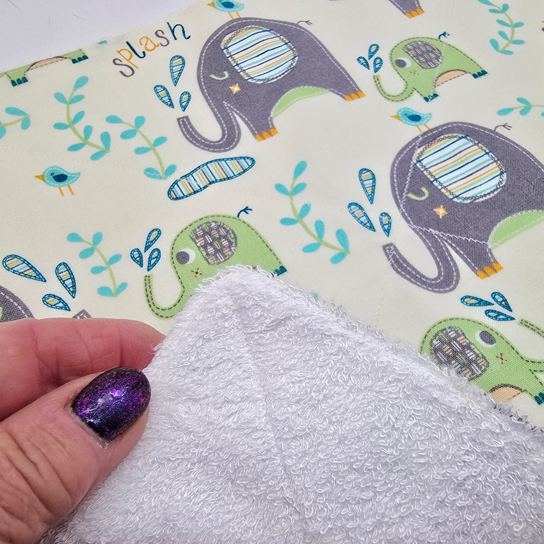 Baby Bib and Wash Cloth Set Reusable Newborn Baby Gift