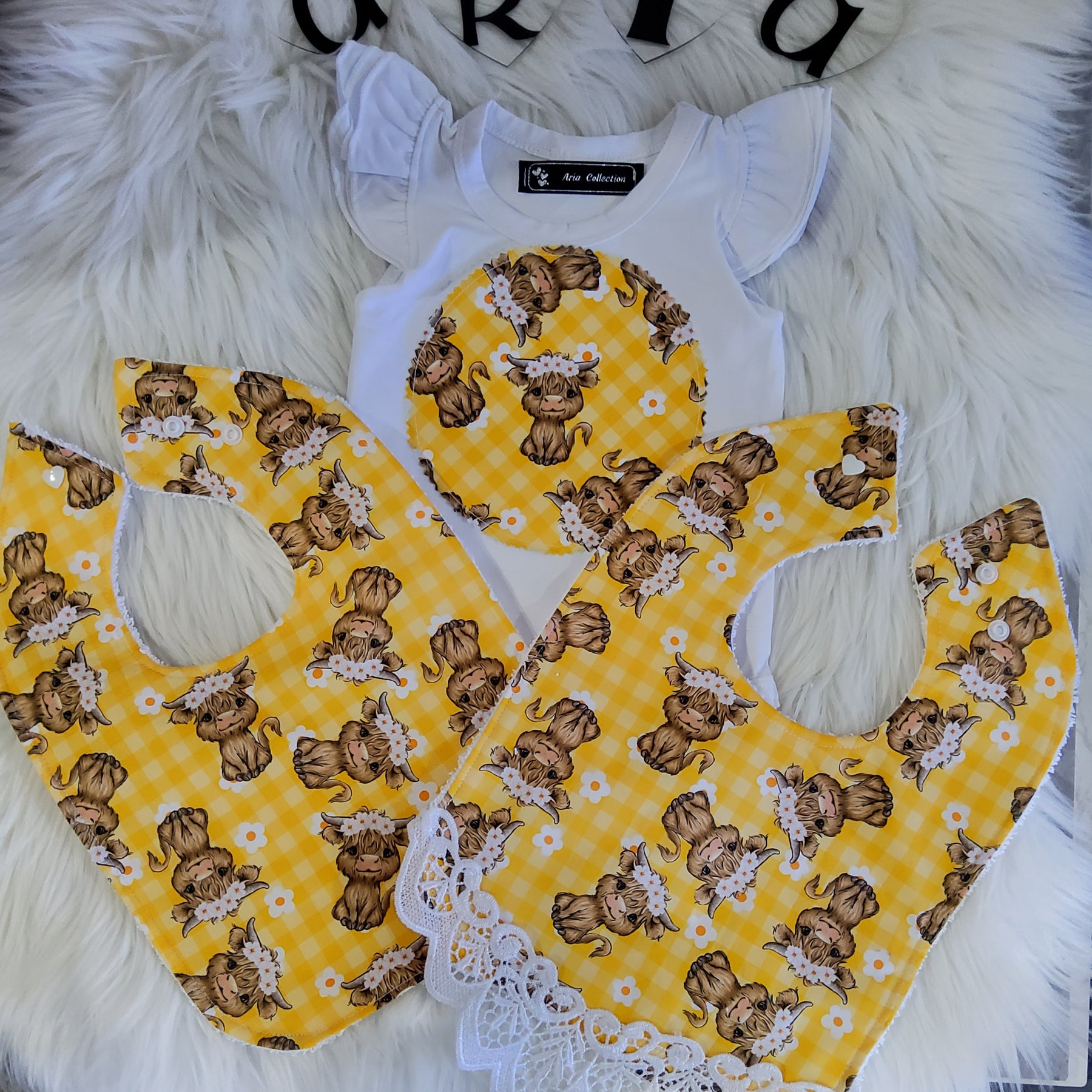 Daisy Cow 3 piece set size 00