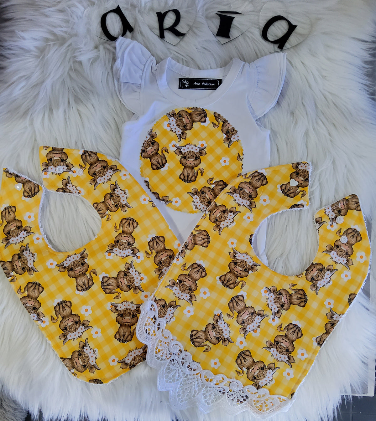 Daisy Cow 3 piece set size 00