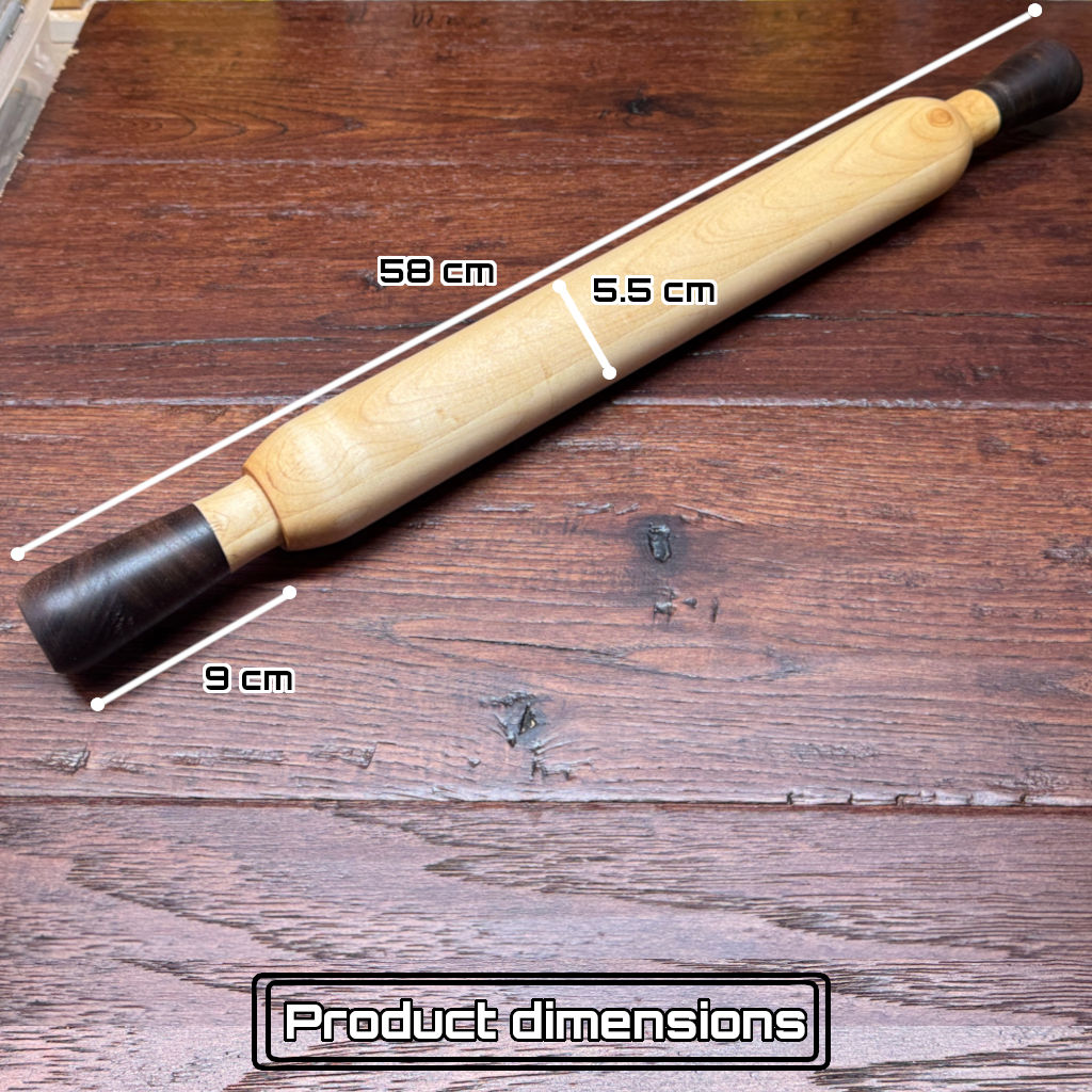 Maple and Walnut Rolling Pin