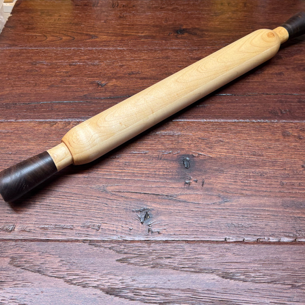 Maple and Walnut Rolling Pin