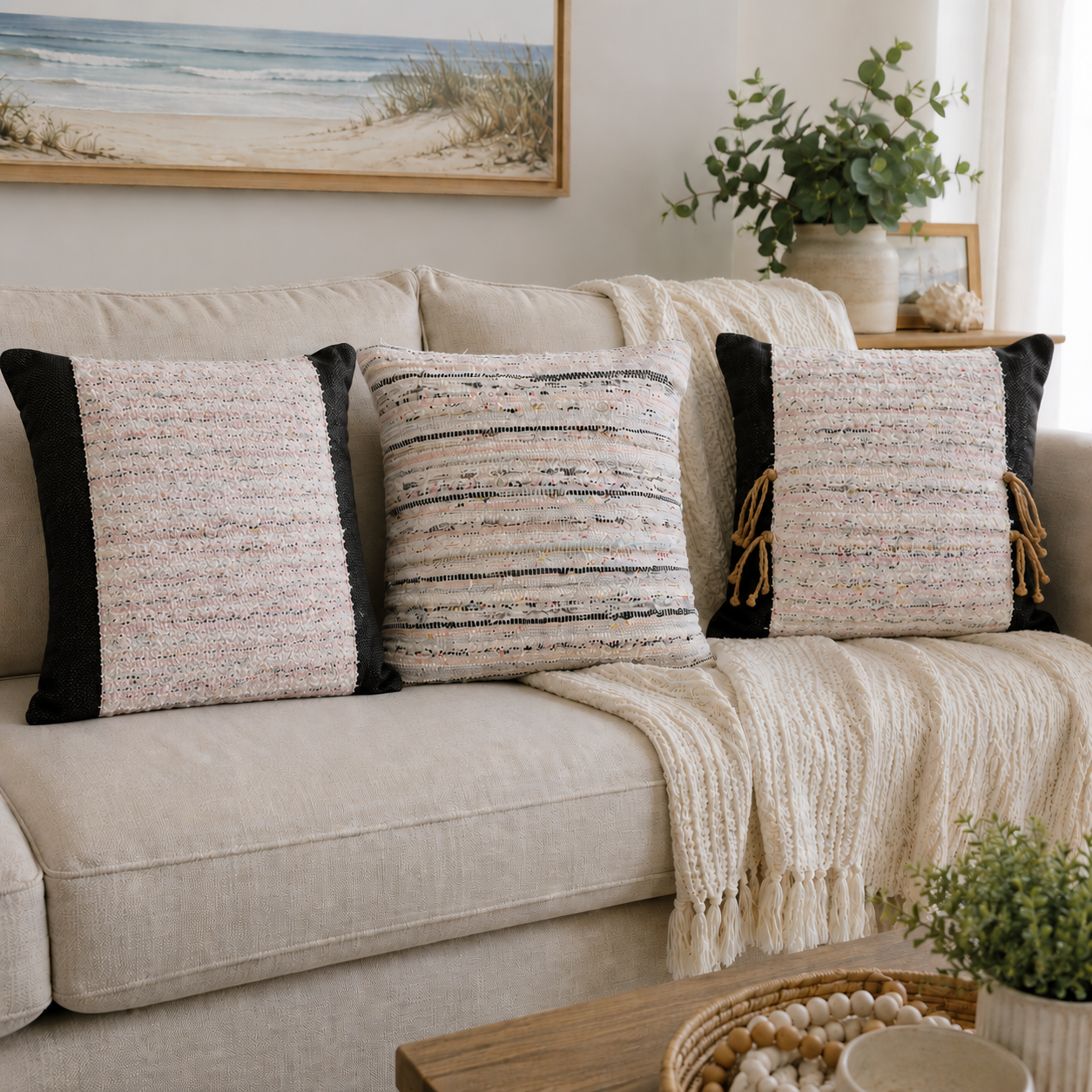 "A"-Cushions x 4 Different Designs