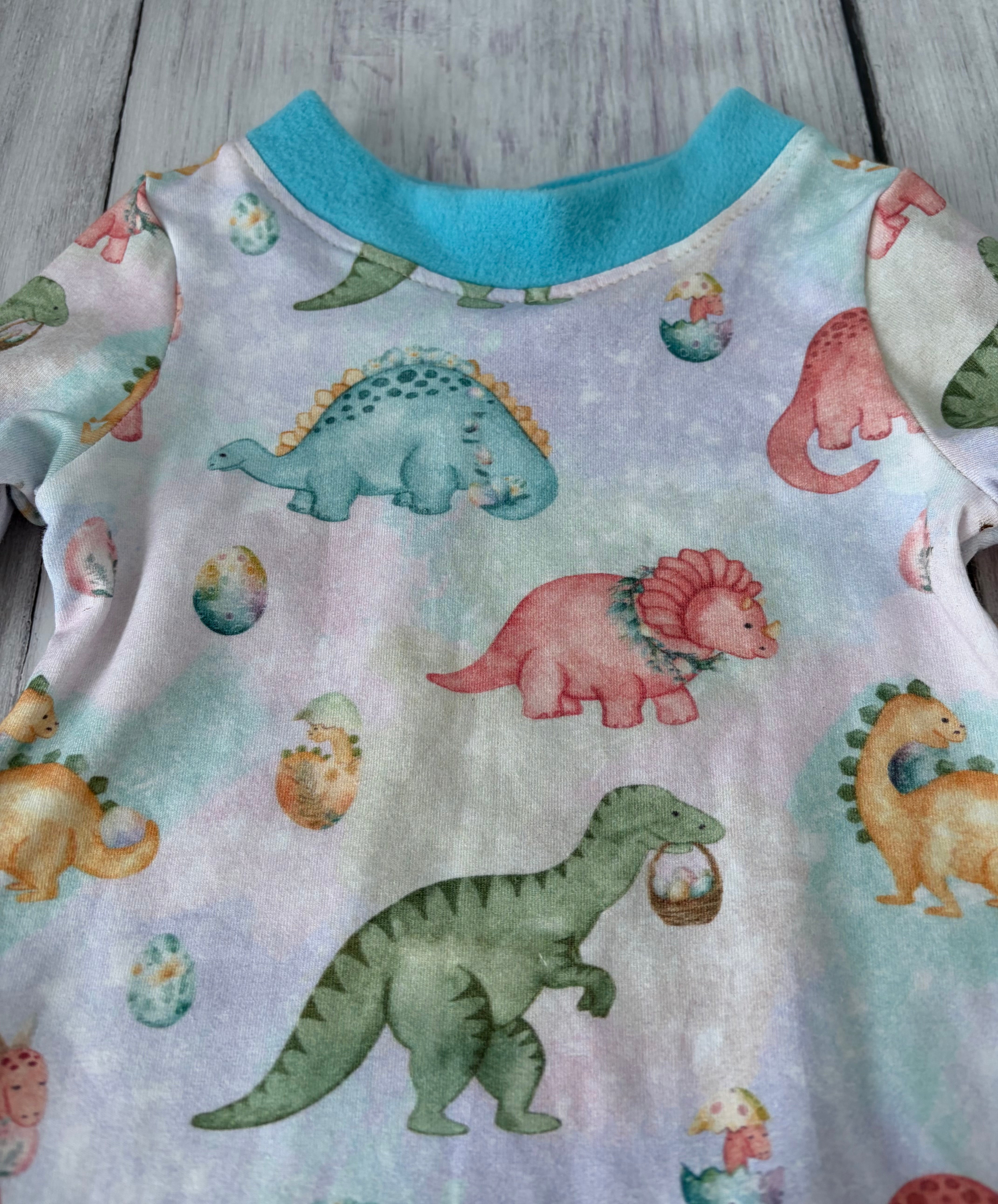 Dinos Unisex PJ’s Size 6-9 months