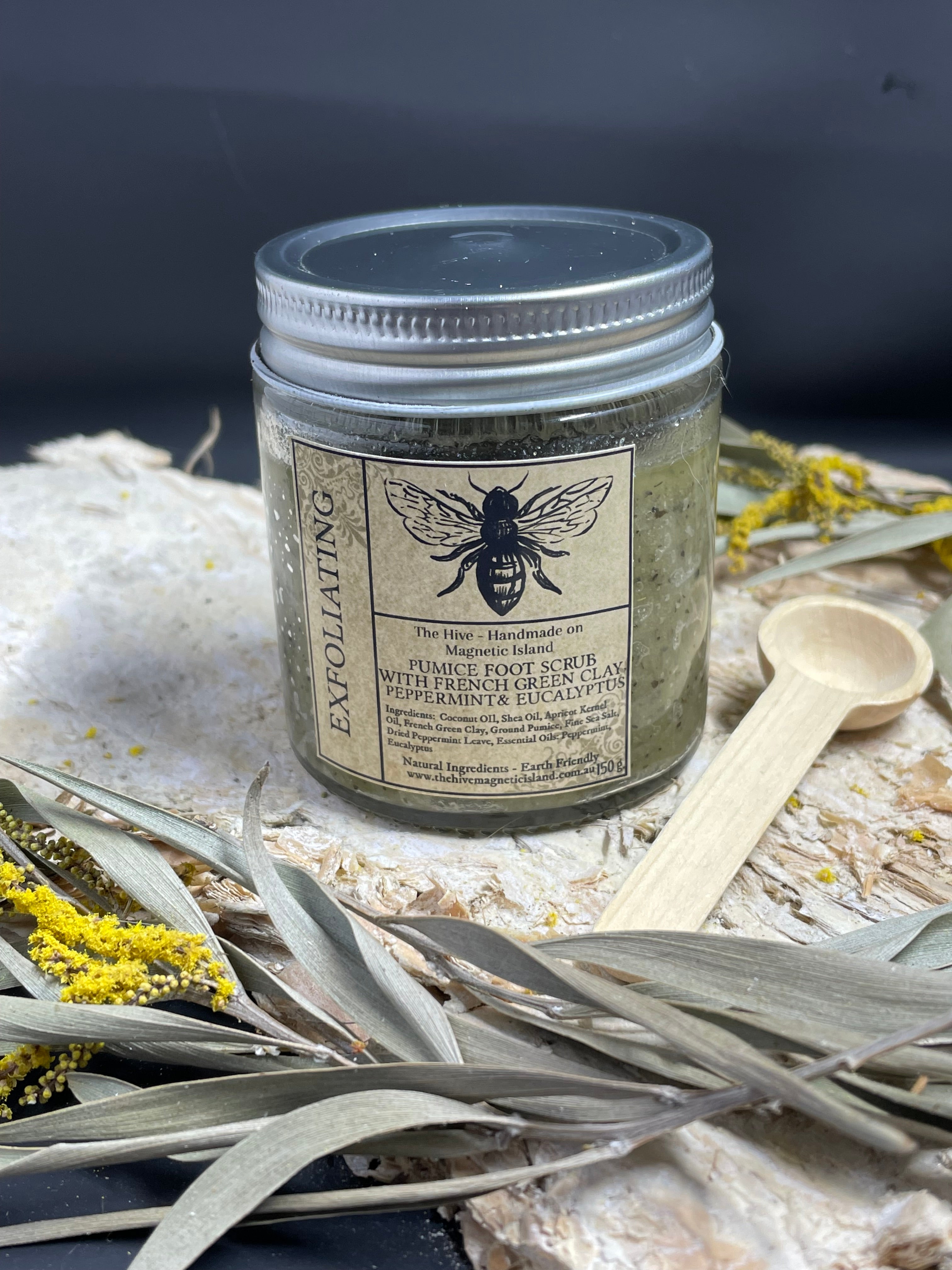 Pumice and Clay Foot Scrub