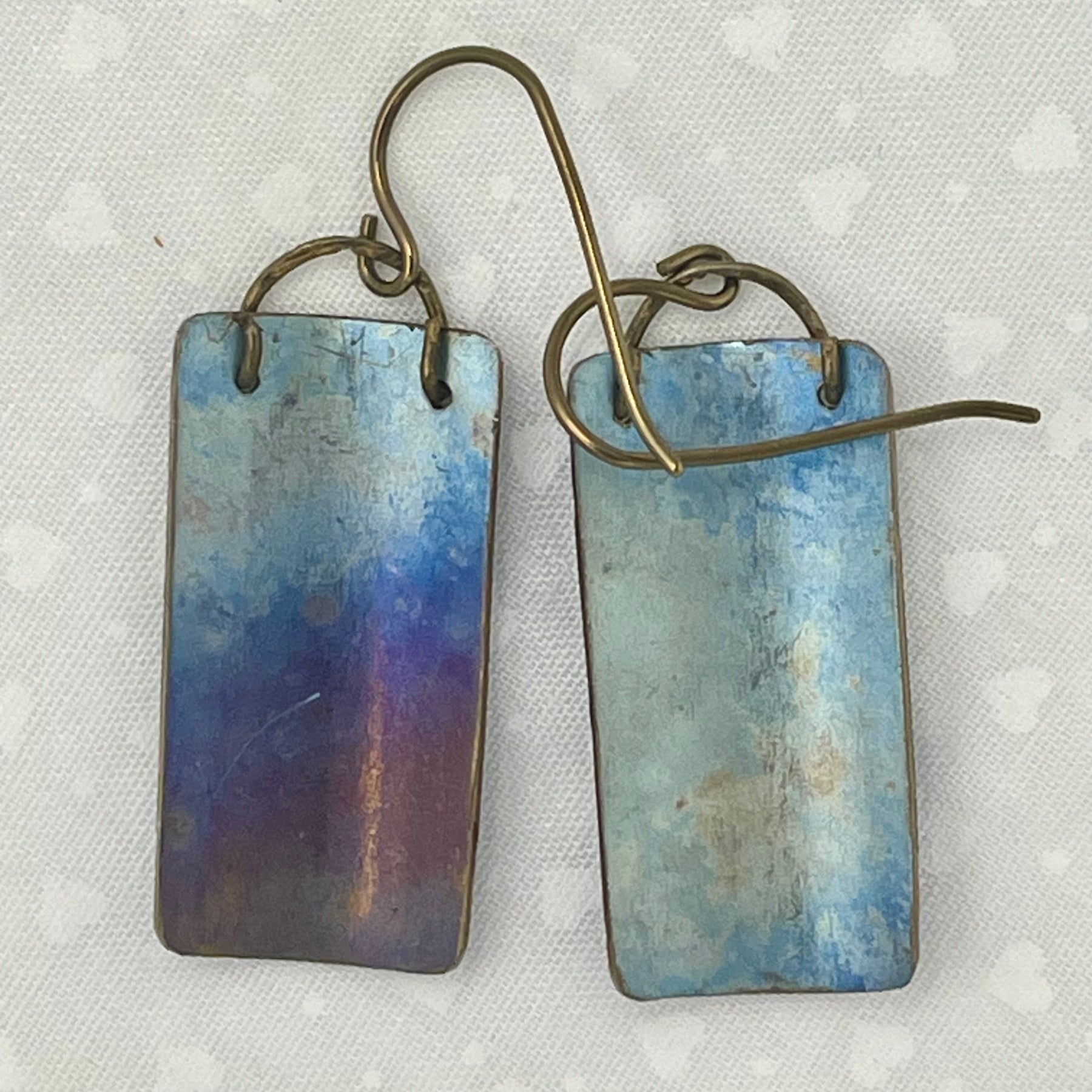 Titanium Disc Earrings - Grunge Look 2
