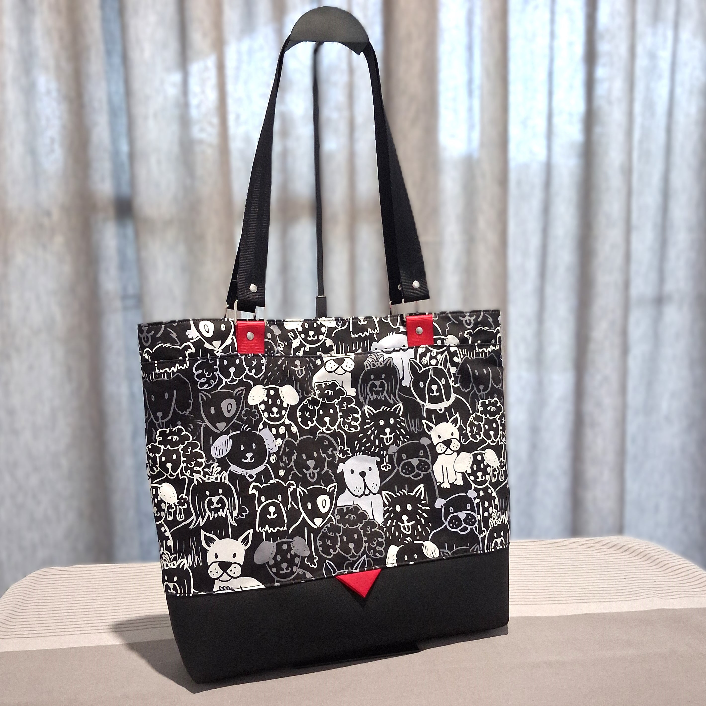 Puppy Love - Medium Sized Tote Bag