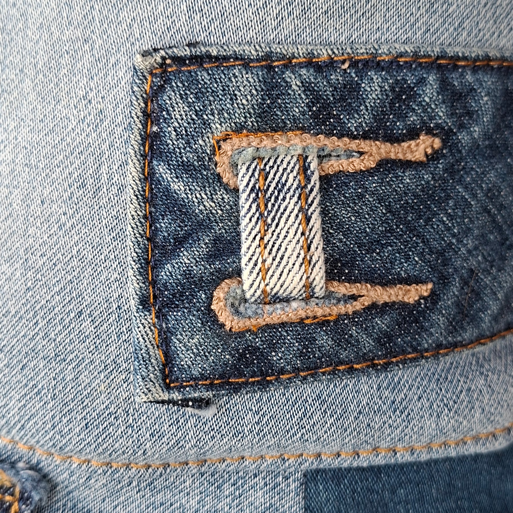 Unique, 'Jag', Gender Neutral, Recycled, Reversible Denim Bucket Hat