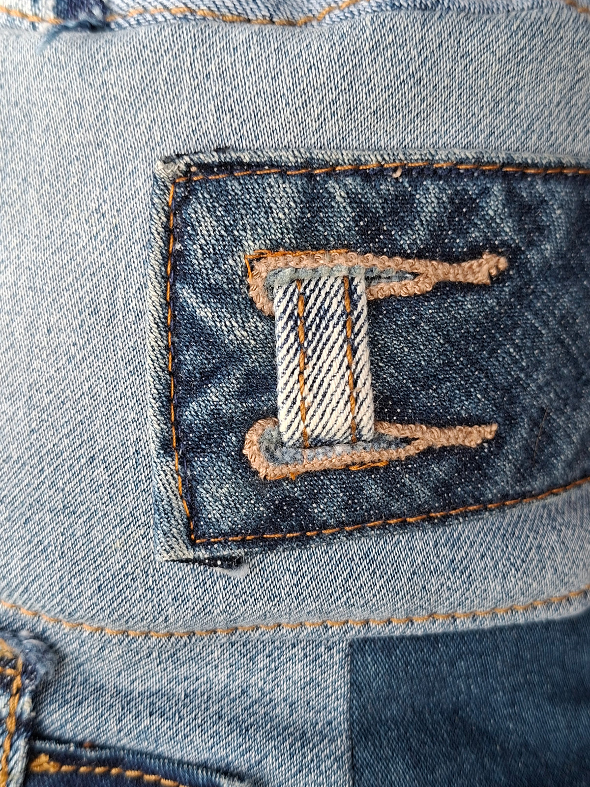 Unique, 'Jag', Gender Neutral, Recycled, Reversible Denim Bucket Hat