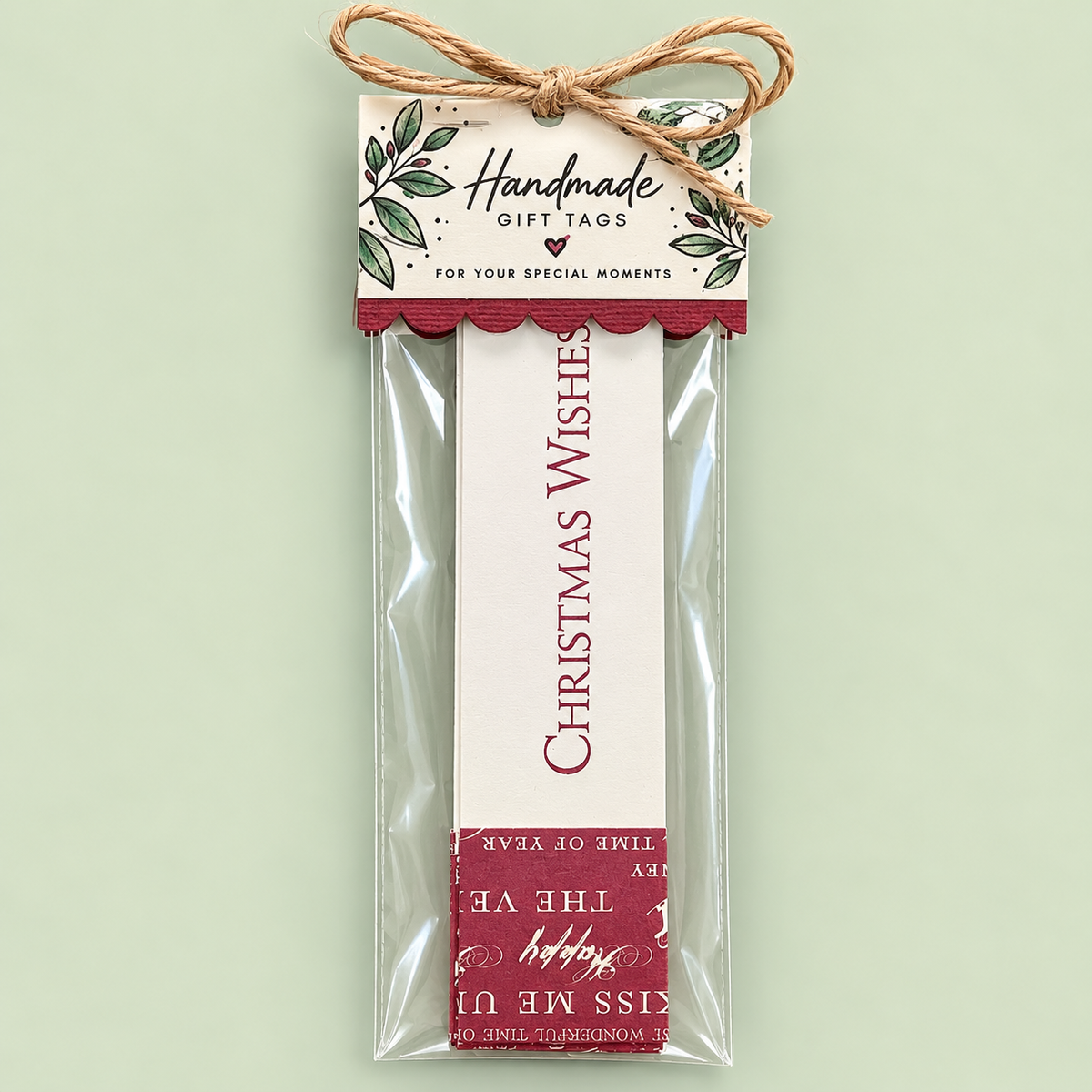 Handmade Christmas Gift Tags – Unique Sets of 15