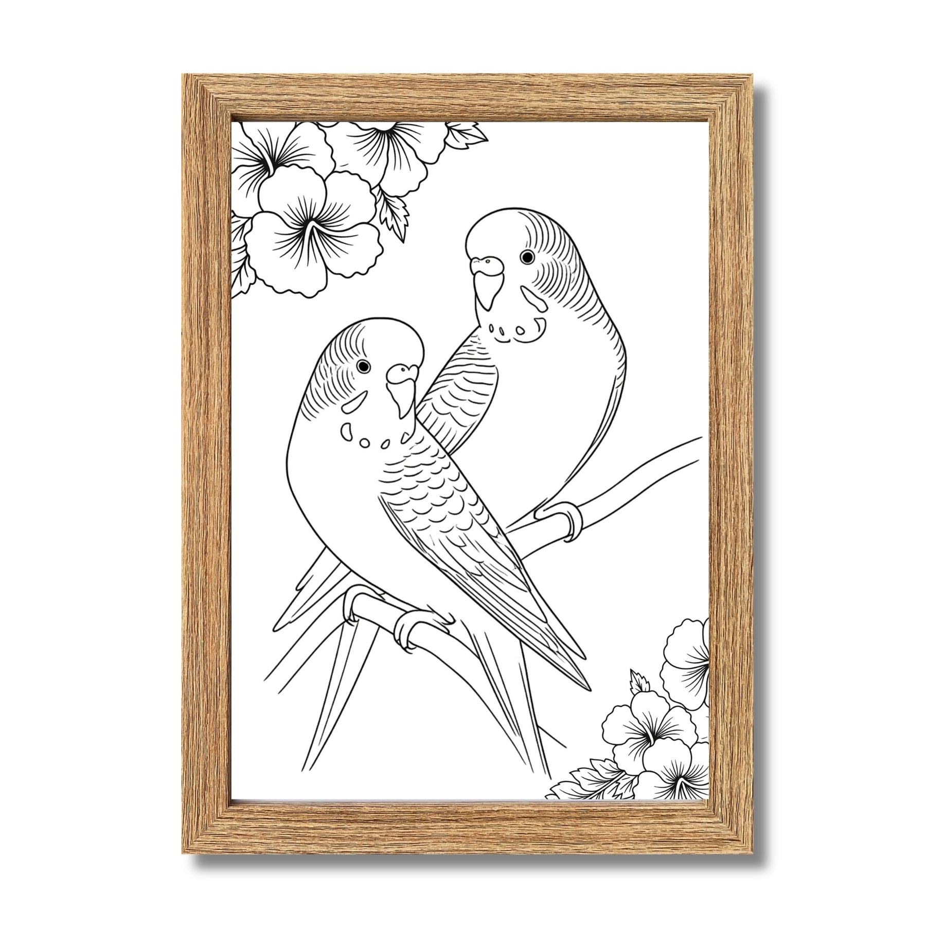 Framed A4 Bird Wall Art Print