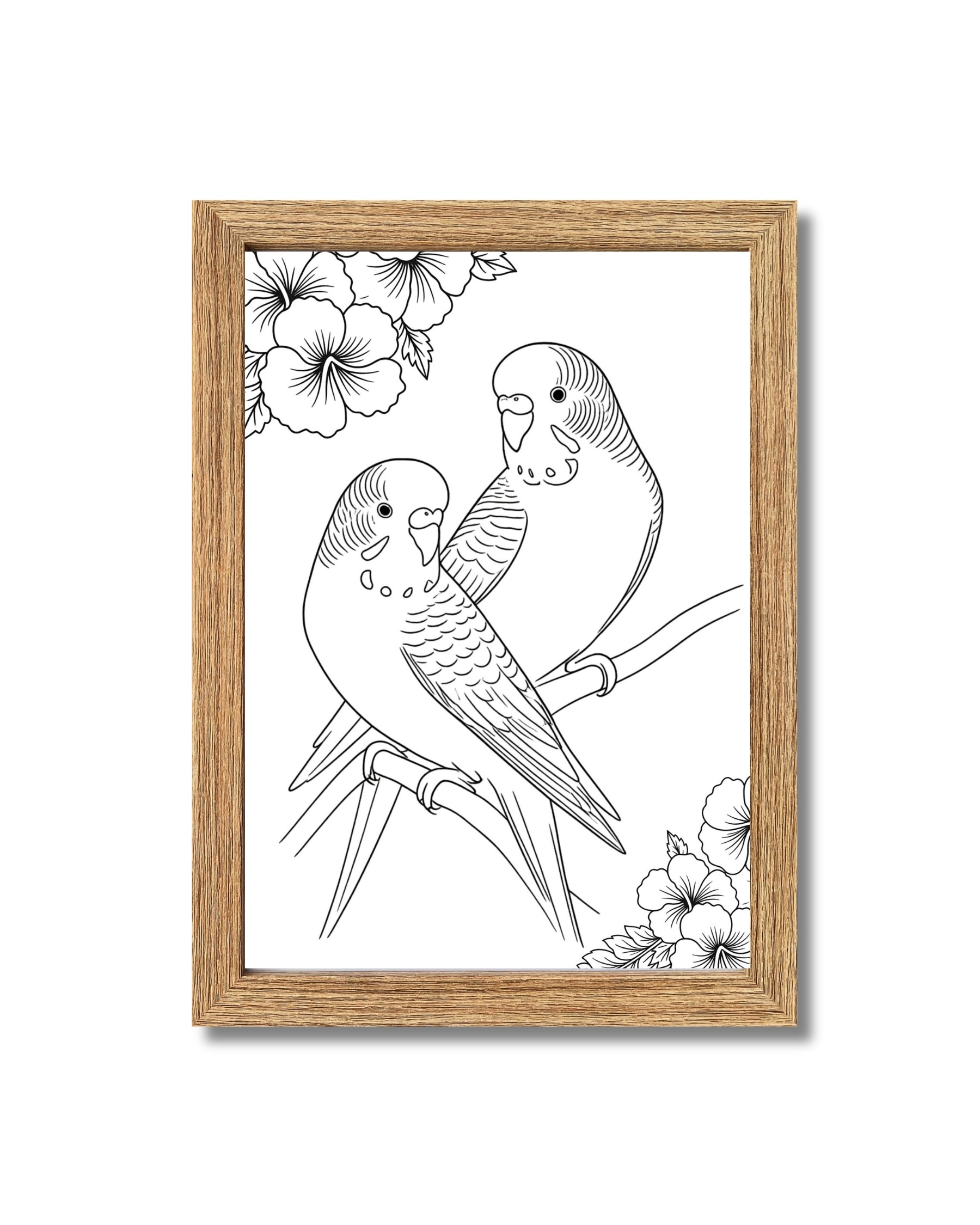 Framed A4 Bird Wall Art Print