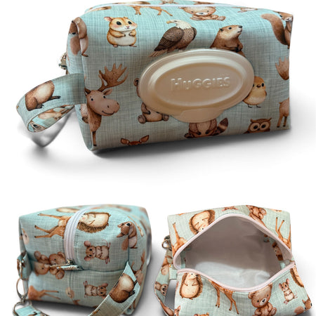 Woodland Baby Wipes & Nappy Bag