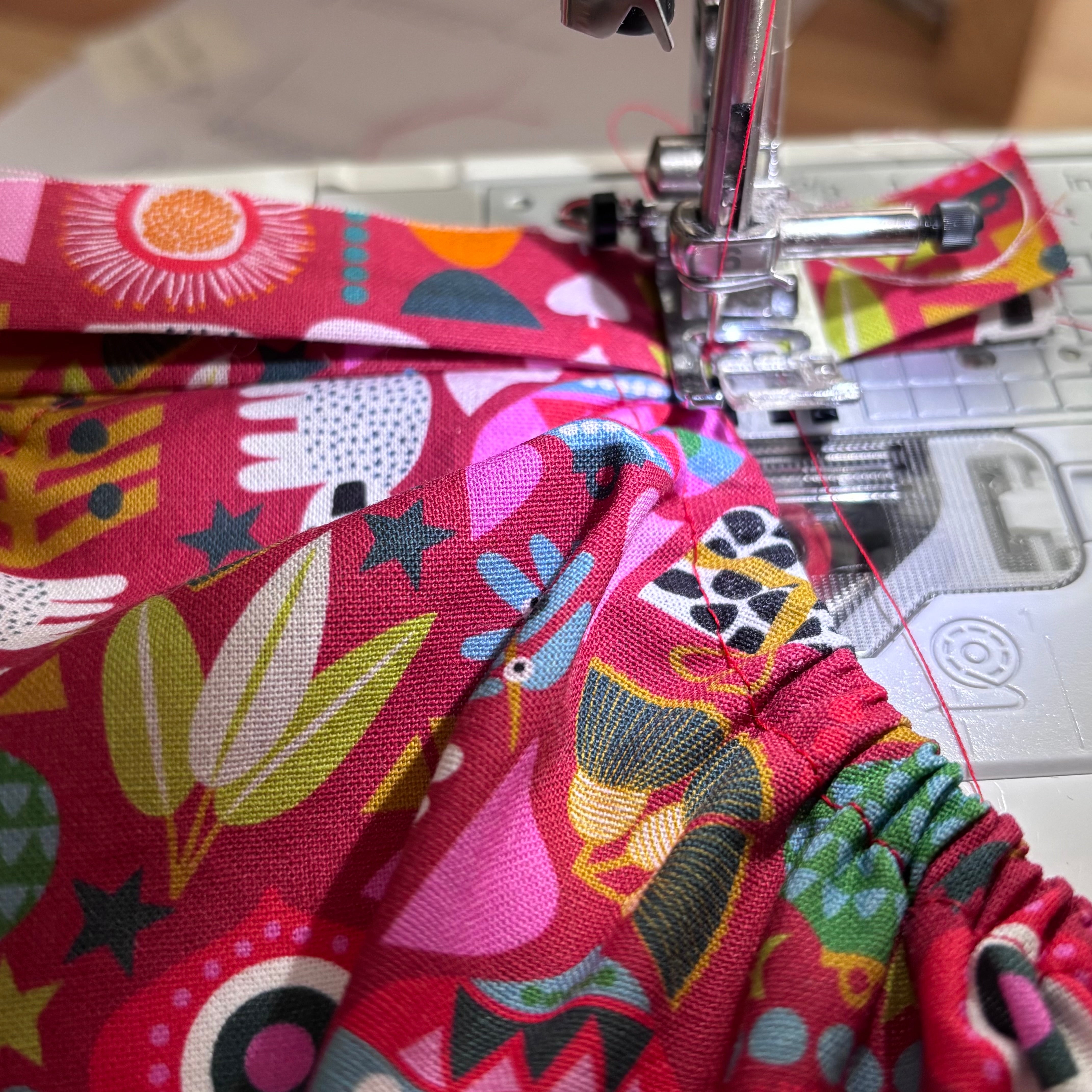 Christmas Baby Girl Romper and Headband Set - Red Koalas